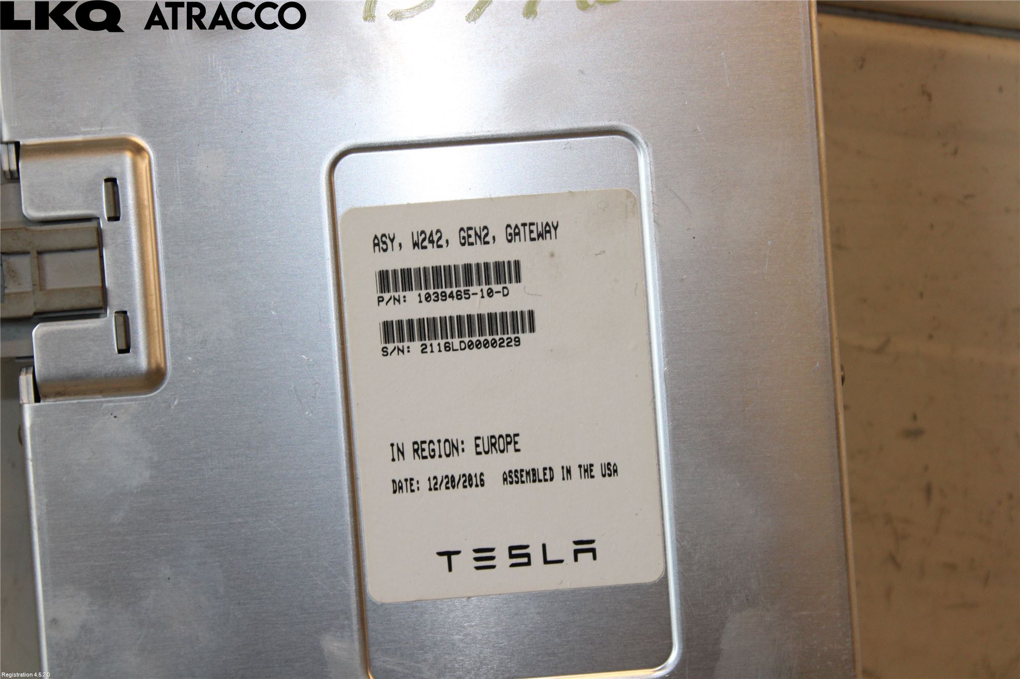 Mercedes-Benz MB B-KLASS (W246/W242) 12-19 Styreenhet Øvrig