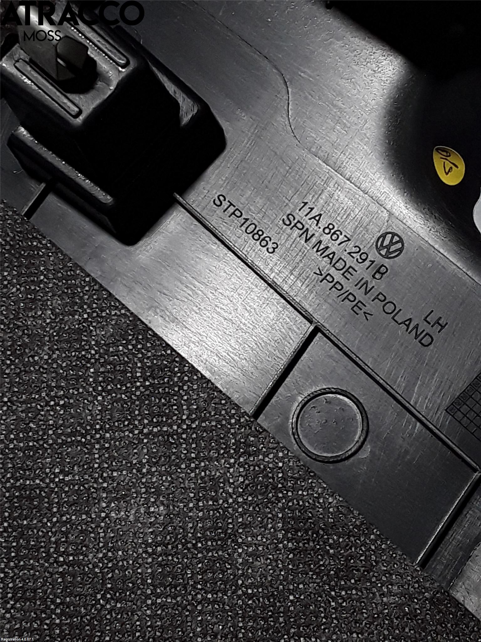 Volkswagen VW ID.4 21- Innr Deksel A-B-C Stolpe