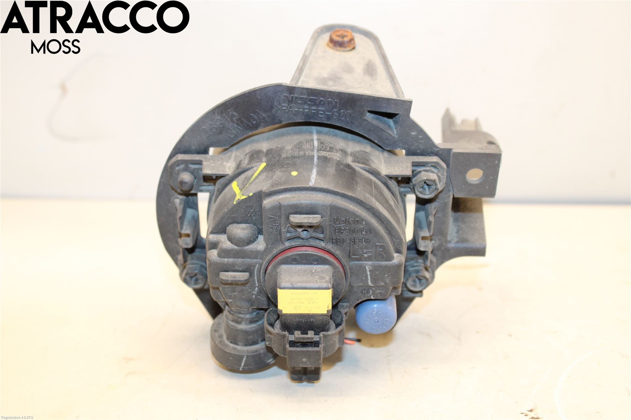 Nissan LEAF 11-17 Frontlykt-Kurve-Tåkelys