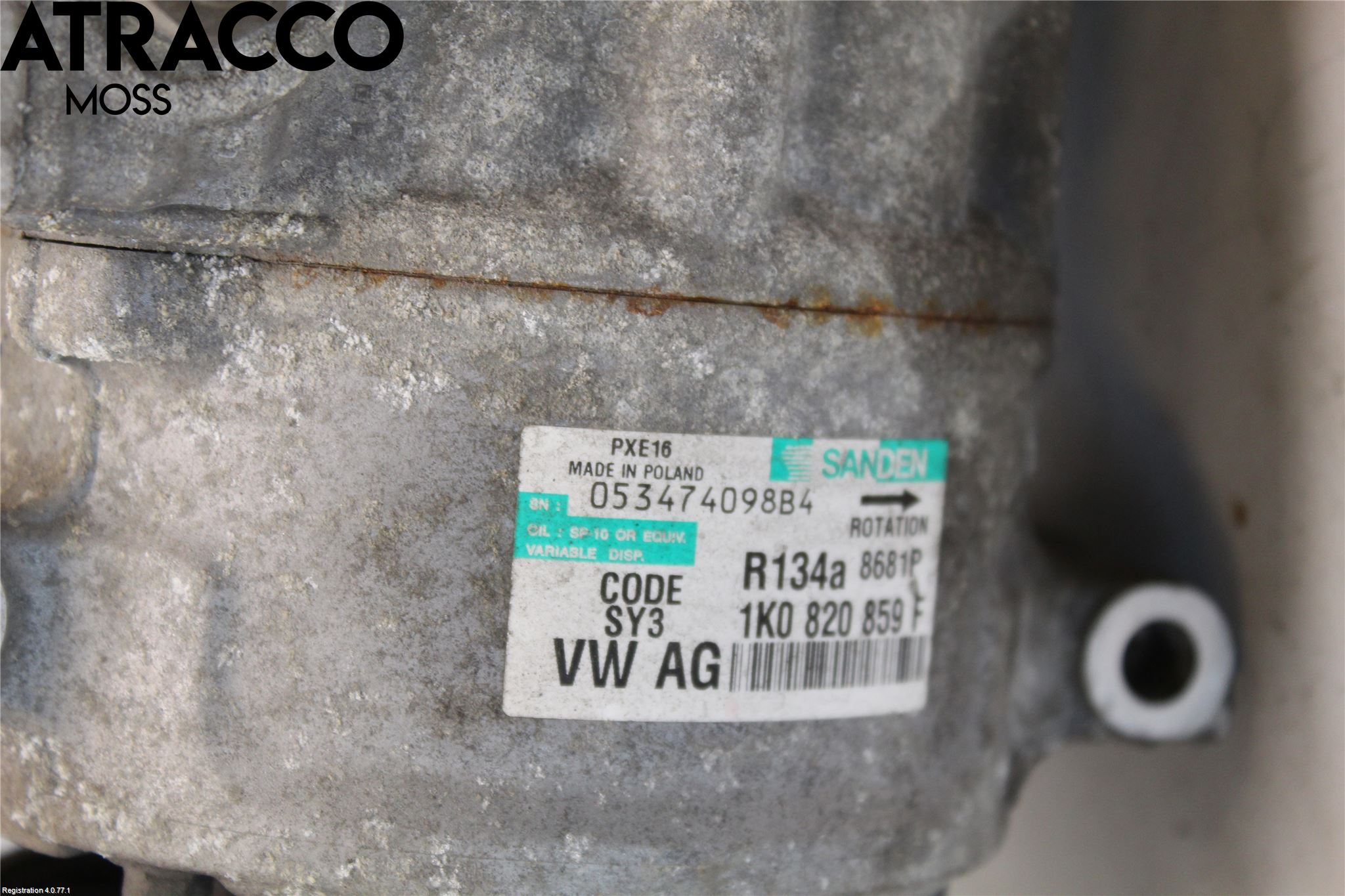 Volkswagen VW TOURAN 03-10 Varme Ac Kompressor