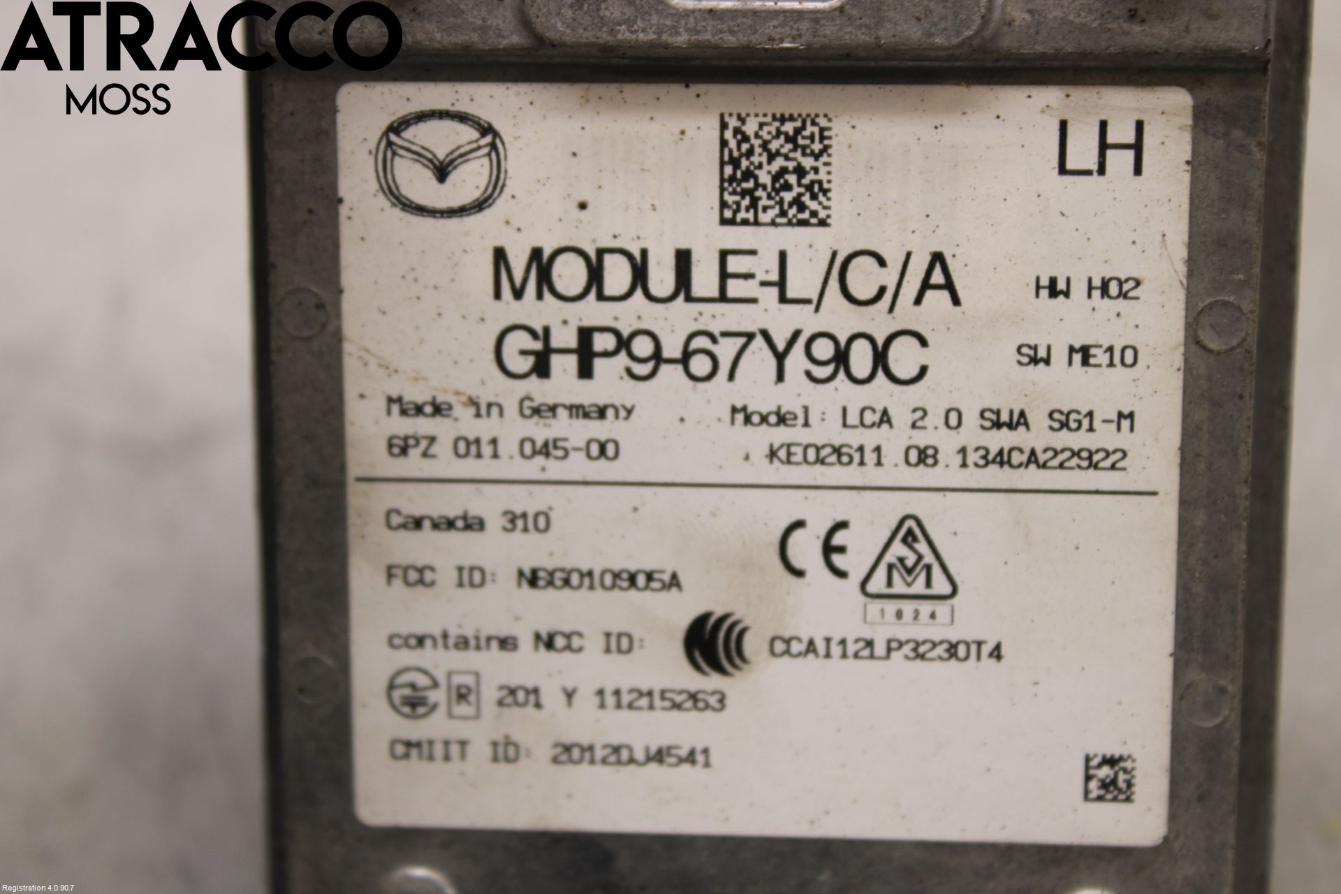 Mazda 6 13- Sensor Øvrig