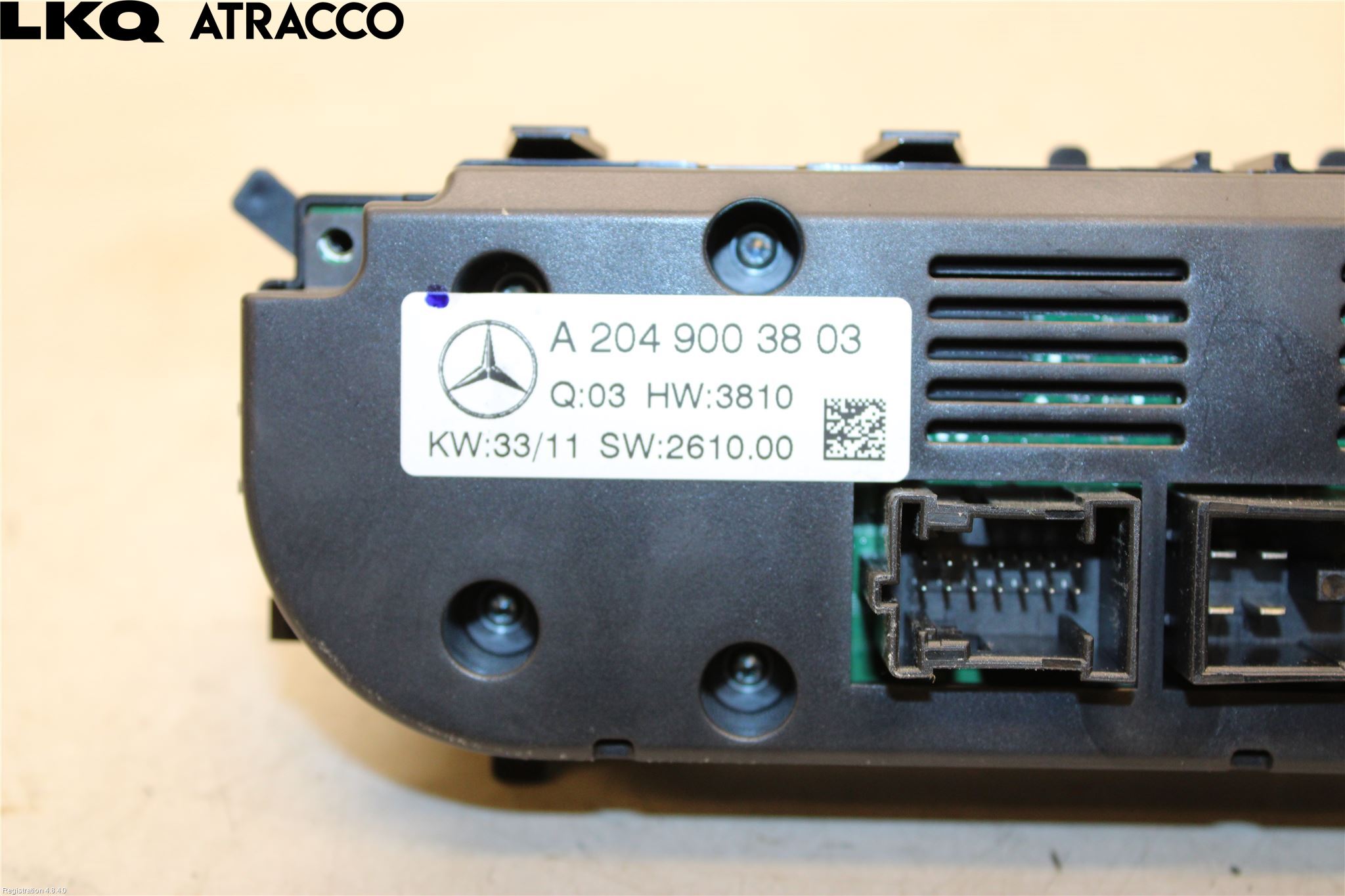 Mercedes-Benz MB C-KLASS (W204) 07-15 Styreenhet Klima