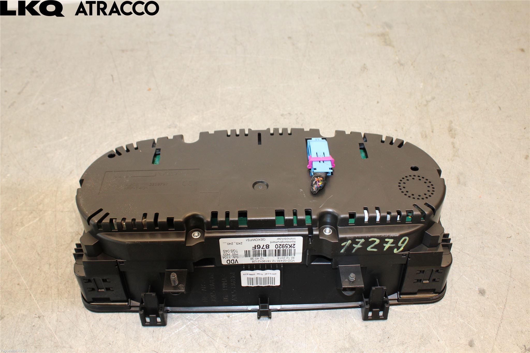 Volkswagen VW CADDY 16-20 Instr Speedometer