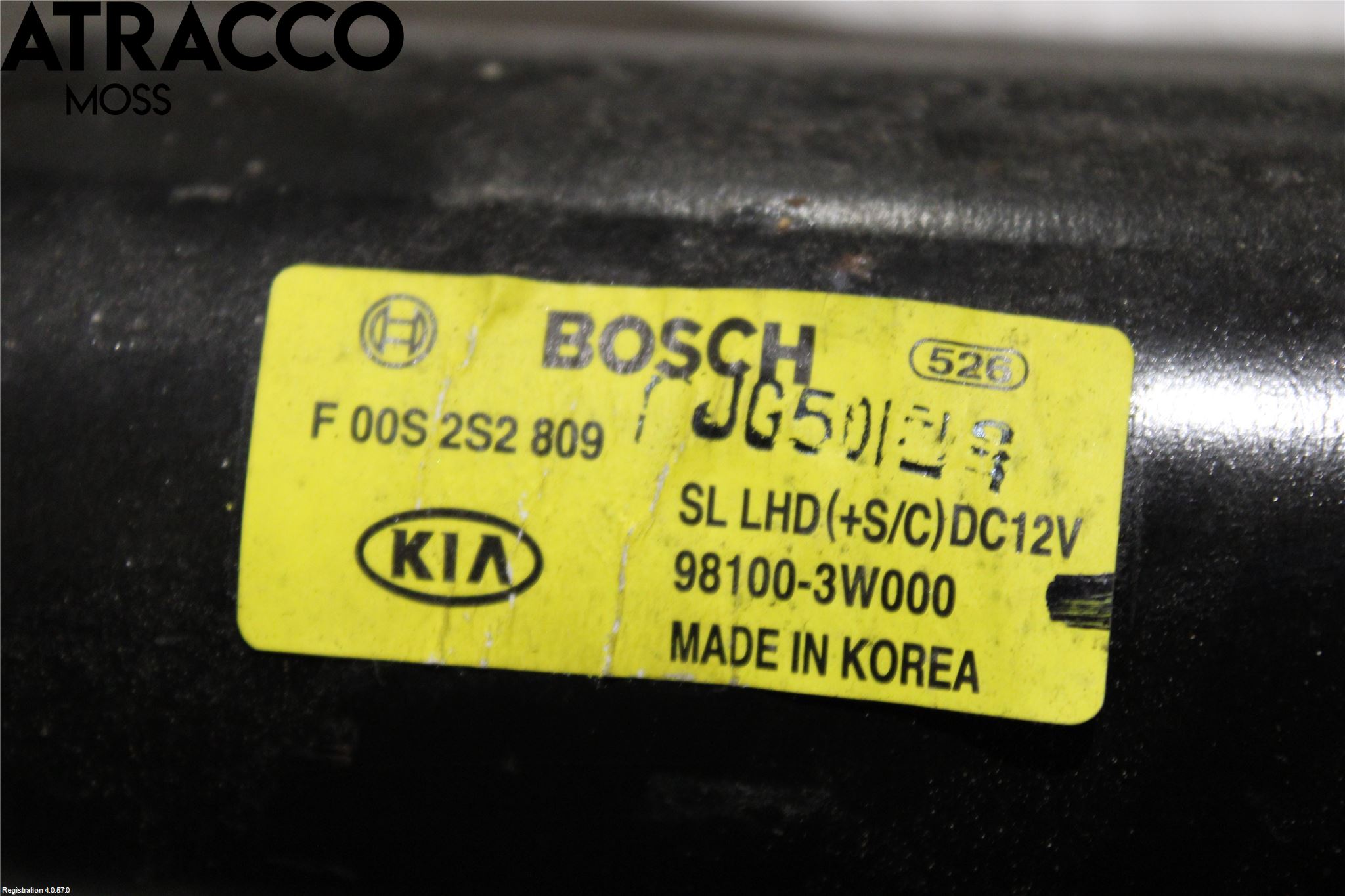 Kia SPORTAGE (SL) 11-15 Viskermotor Frontrute