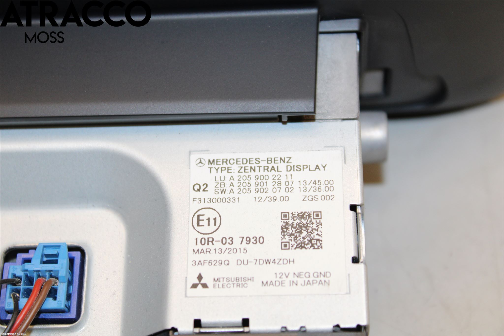 Mercedes-Benz MB C-KLASS (W205) 14-21 Multifunktionsdisplay