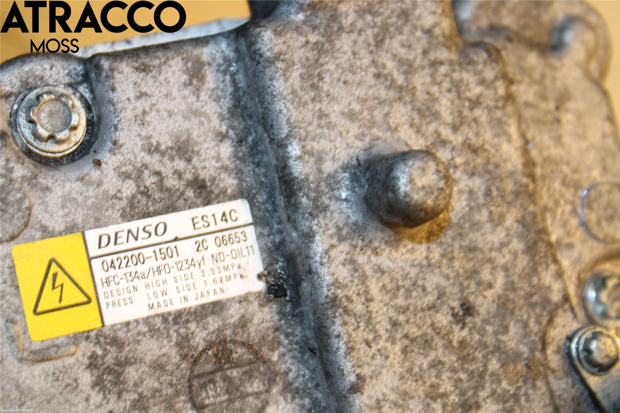 Toyota YARIS XP130 15-20 Varme Ac Kompressor