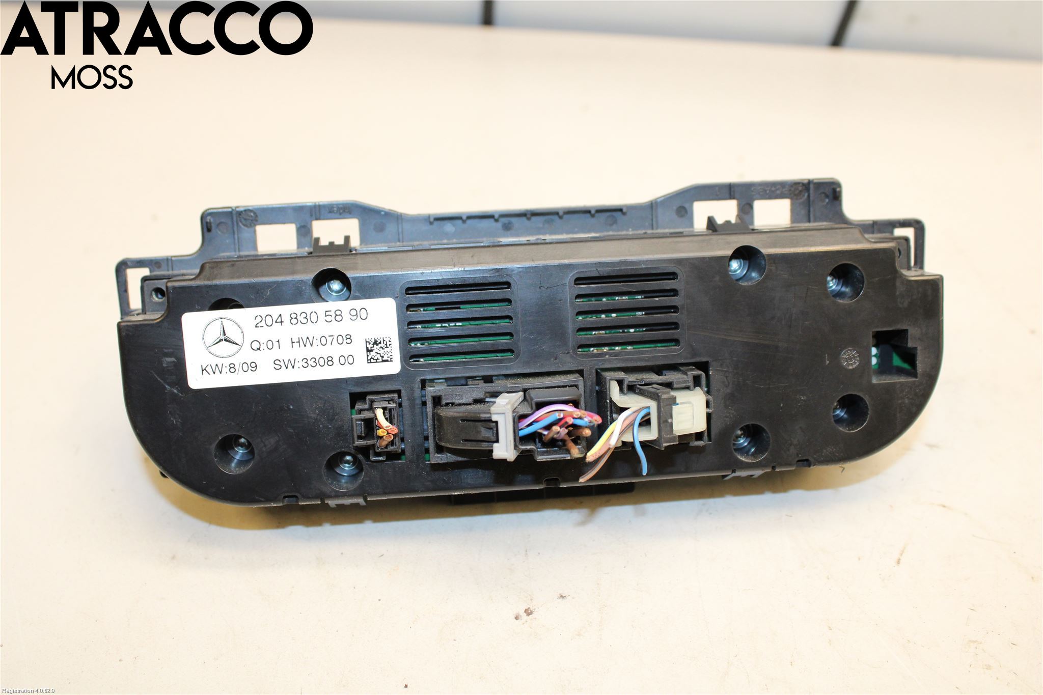 Mercedes-Benz MB C-KLASS (W204) 07-15 Varme Ac Betjening-Display
