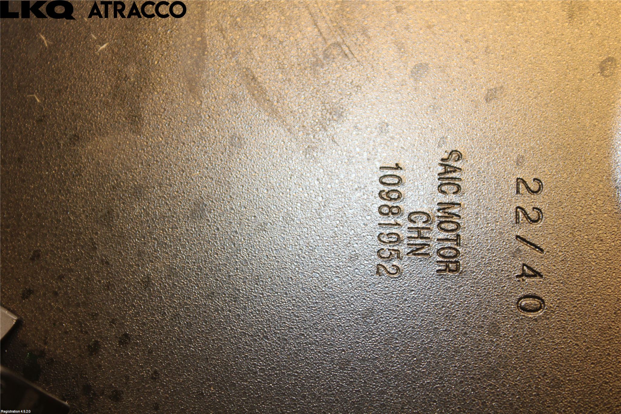 MG 4 23- Radiator Feste - Ramme - Bjelk