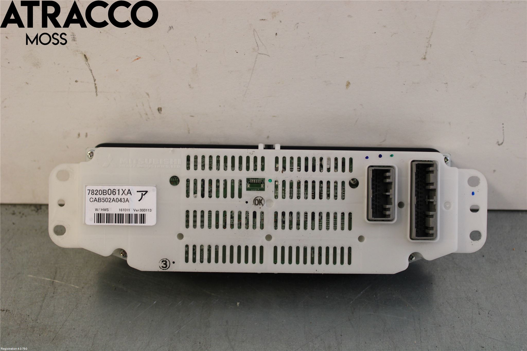 Mitsubishi OUTLANDER 13-21 Varme Ac Betjening-Display