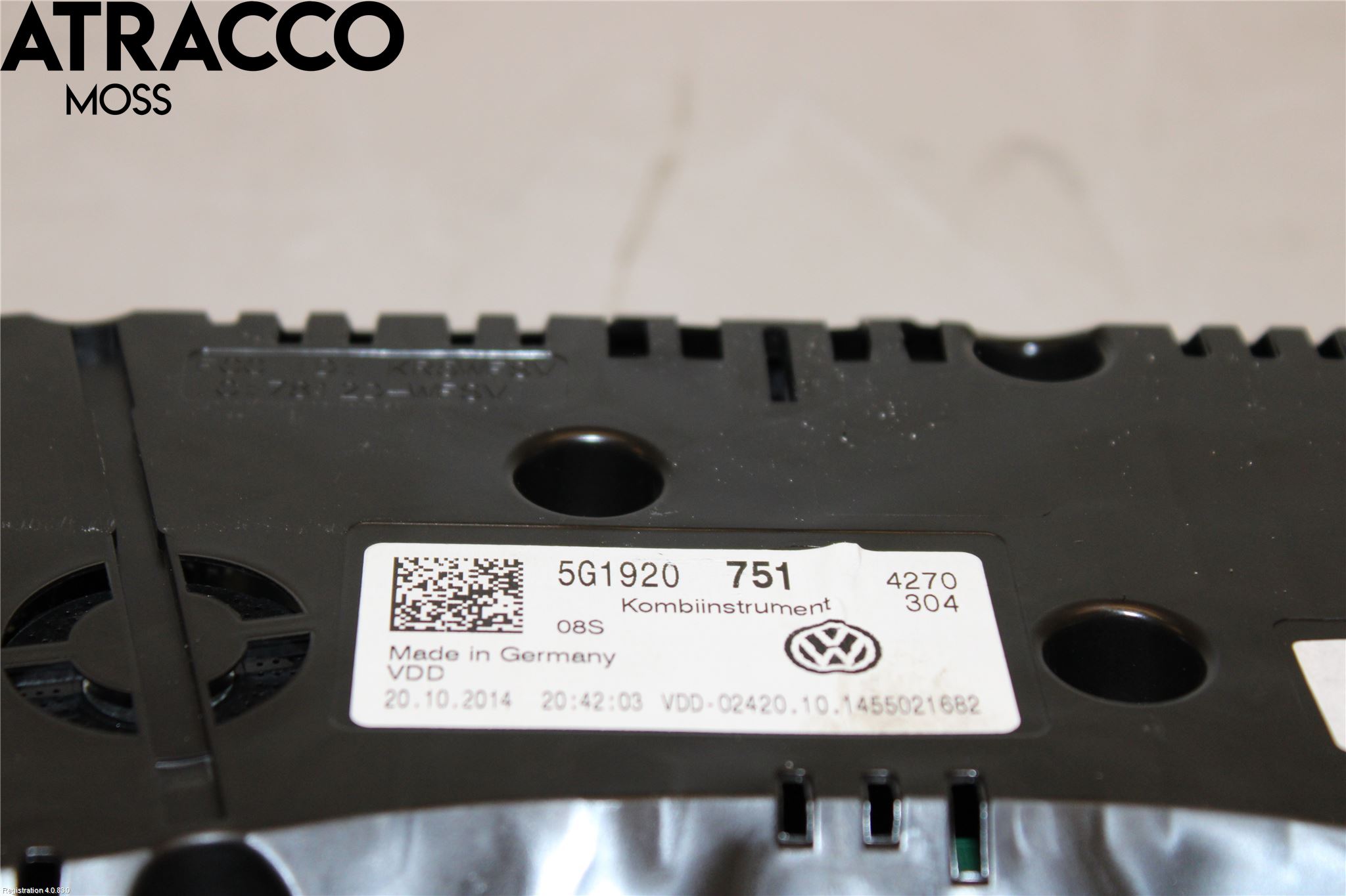 Volkswagen VW GOLF / E-GOLF VII 13-20 Instr Kombinert