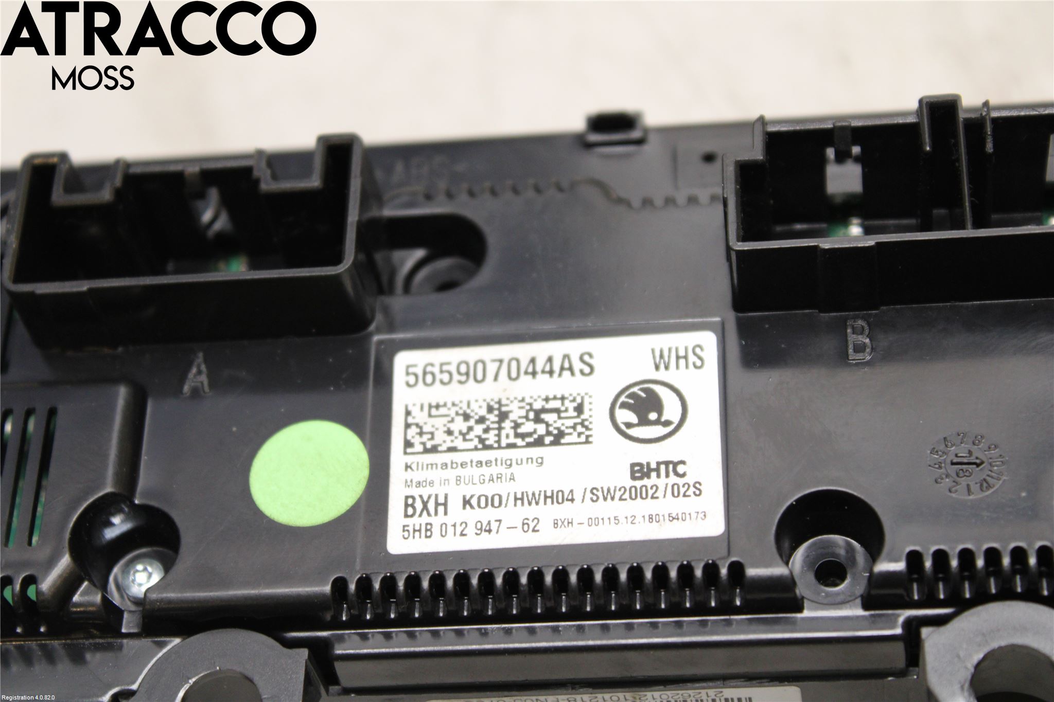 Skoda KODIAQ 17-24 Varme Ac Betjening-Display