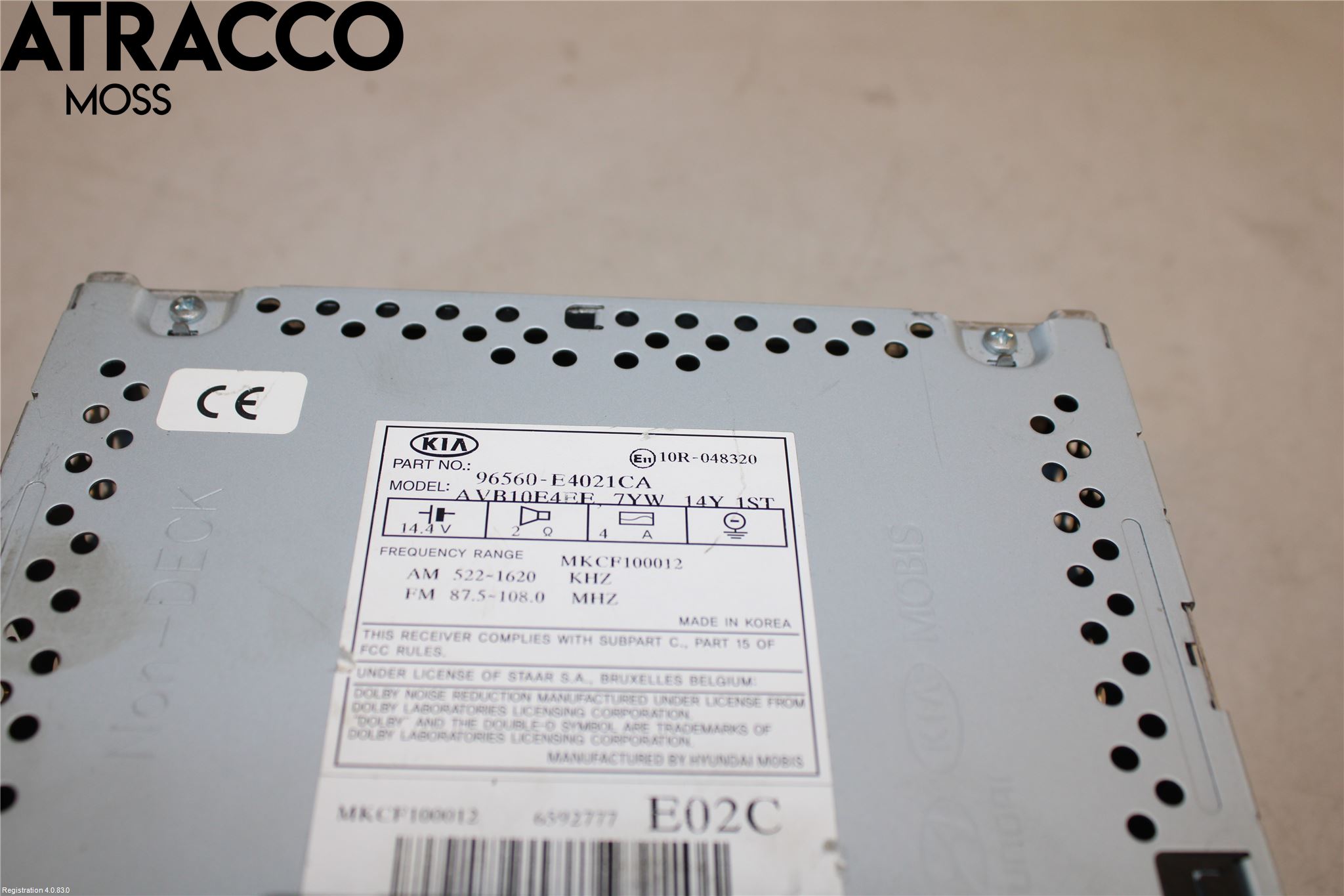 Kia SOUL 09- Stereo Radio Med Cd