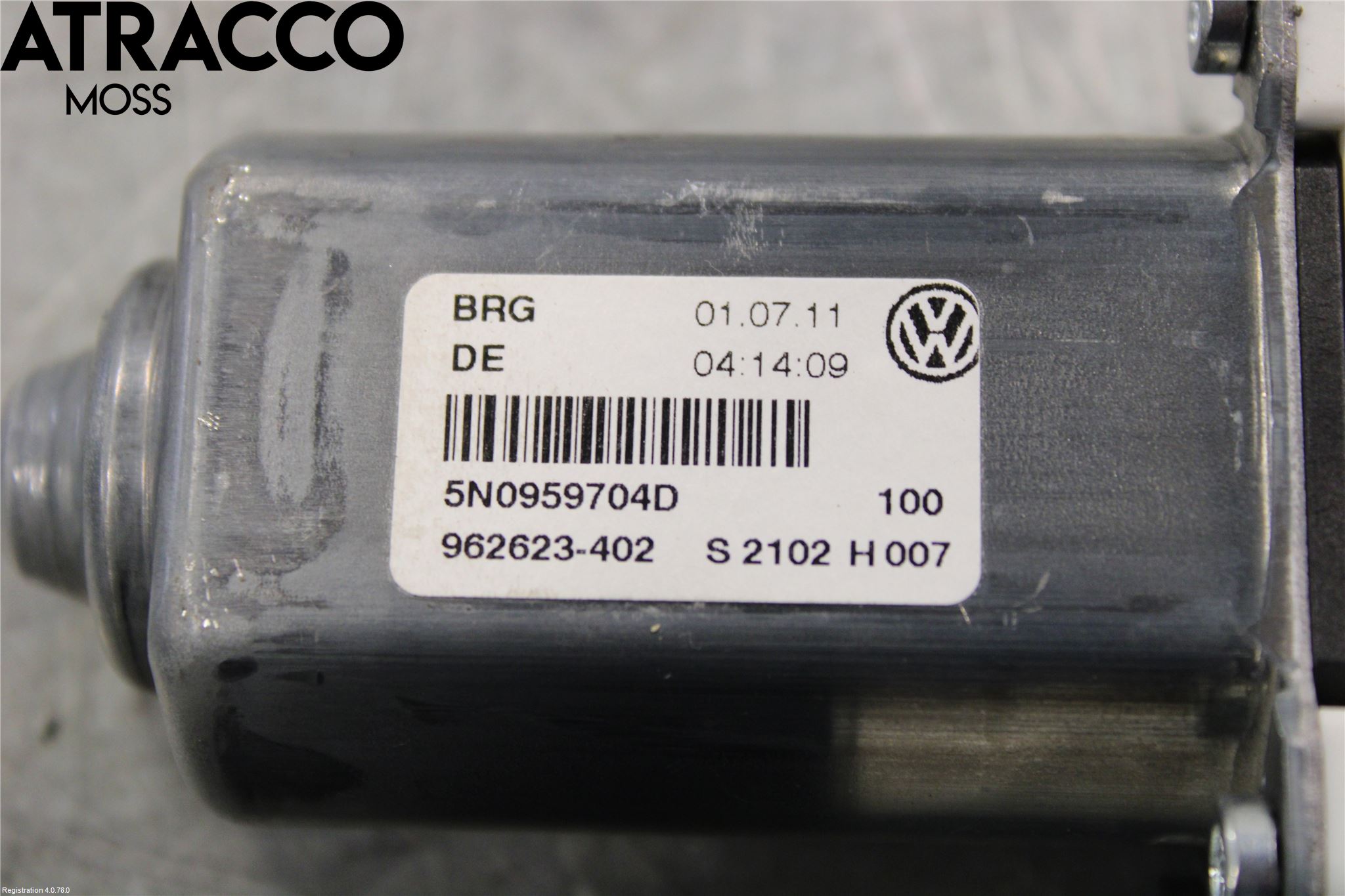 Volkswagen VW TIGUAN 07-16 Vindusheismotor