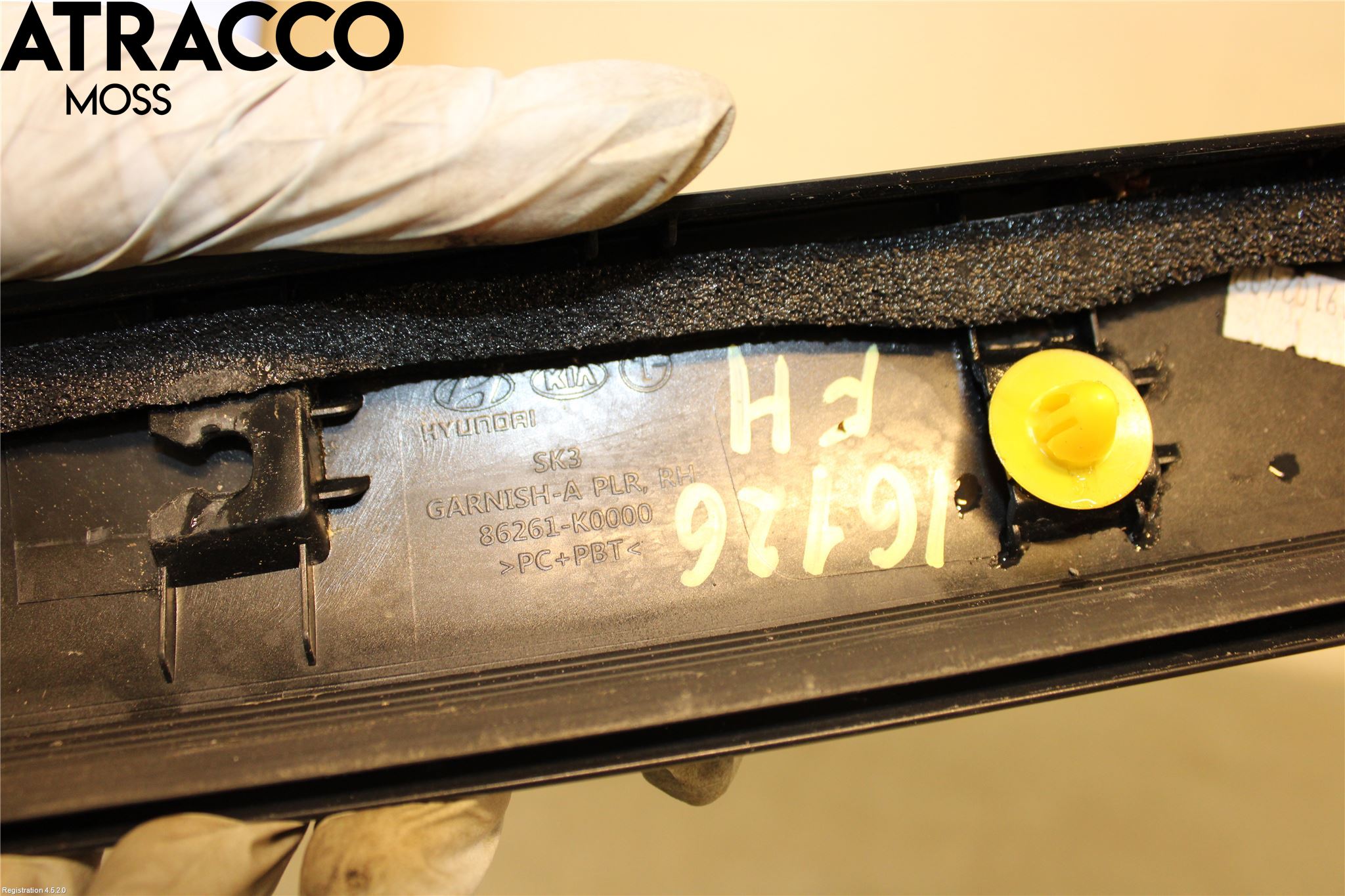 Kia SOUL 09- Frontrute Dekorlist