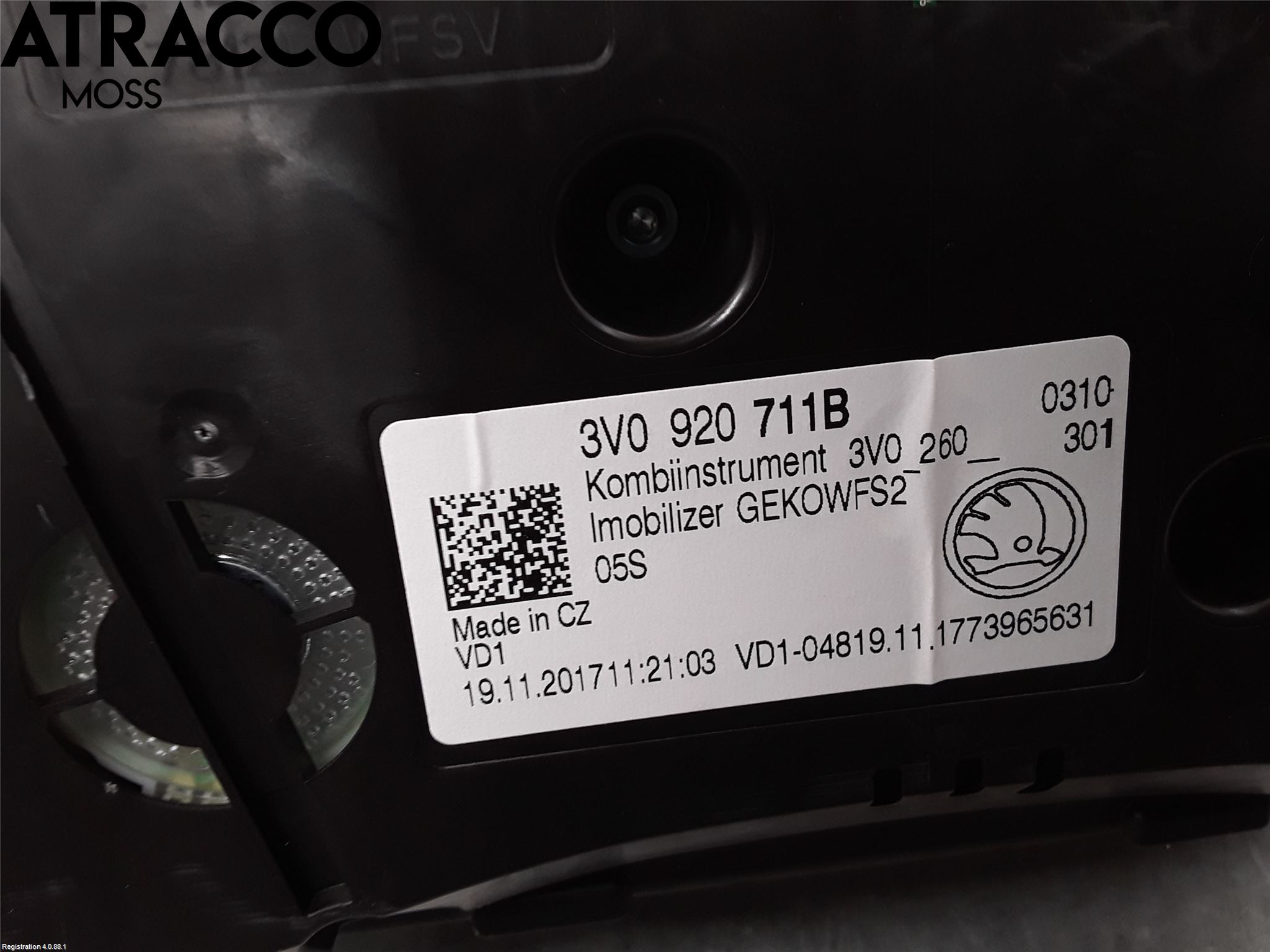 Skoda SUPERB 16-24 Instr Kombinert