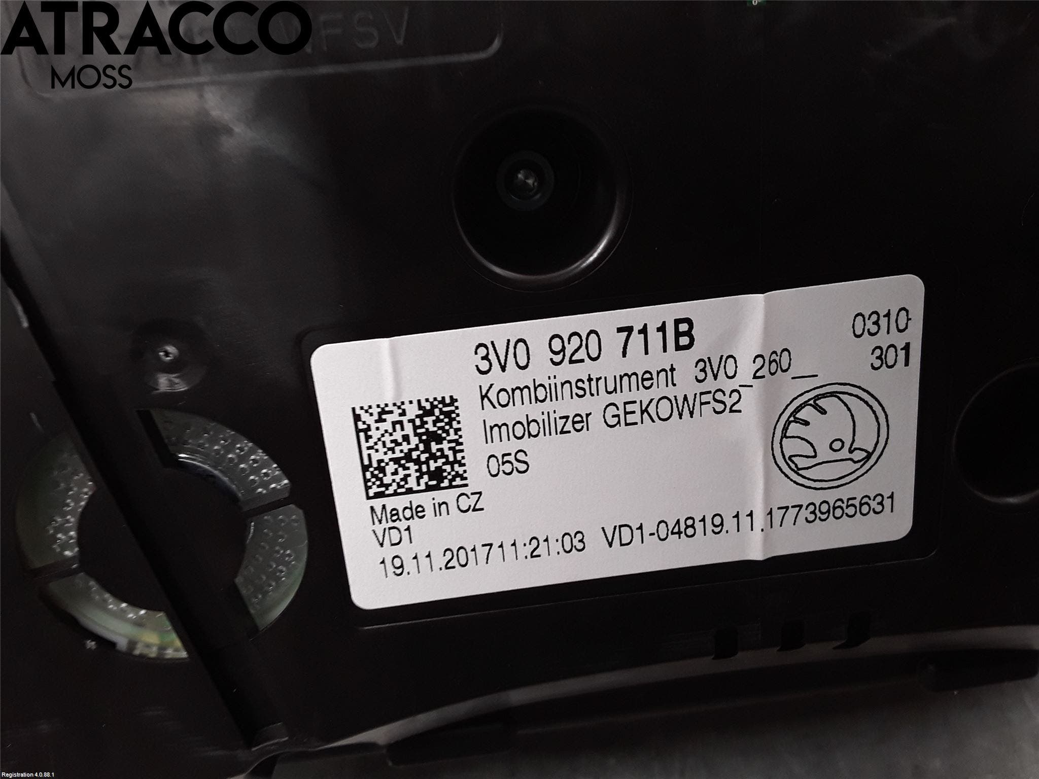 Skoda SUPERB 16-24 Instr Kombinert