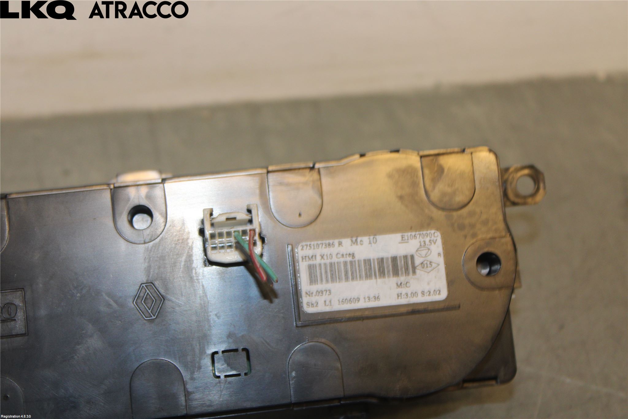 Renault ZOE/E-TECH 13- Varme Ac Betjening-Display