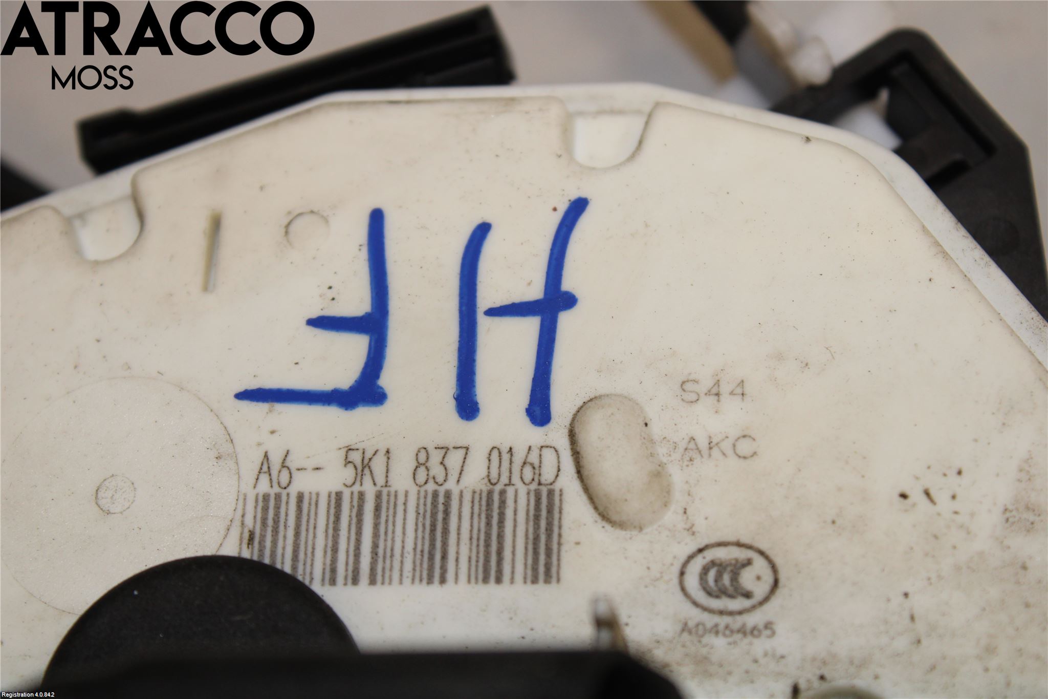 Volkswagen VW POLO 05-09 Dørlås - Låsekasse