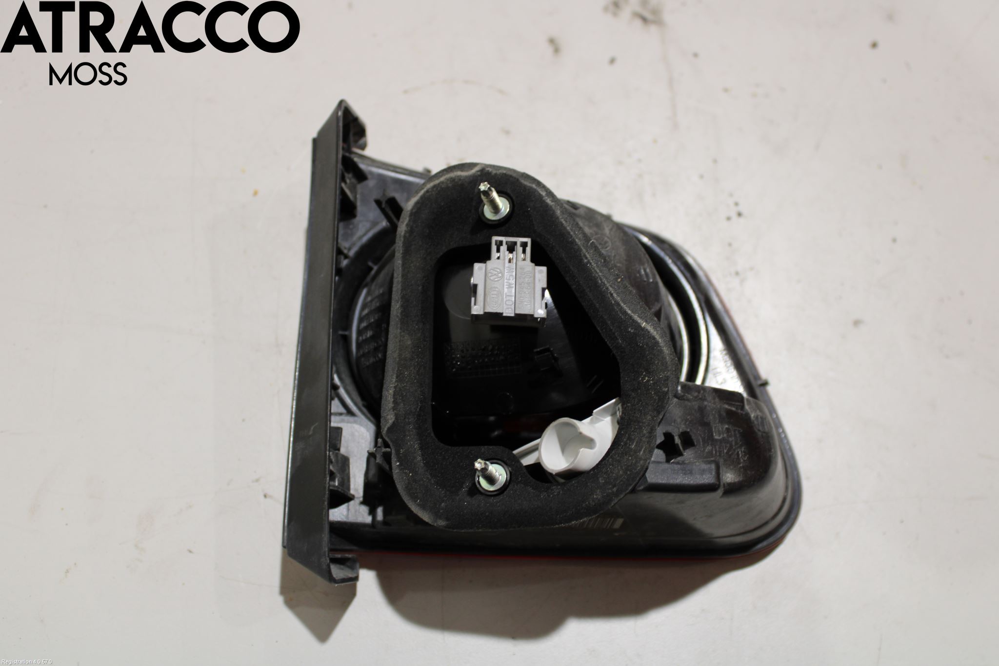 Volkswagen VW TIGUAN 07-16 Baklykt Høyre  På Luke(Indre)