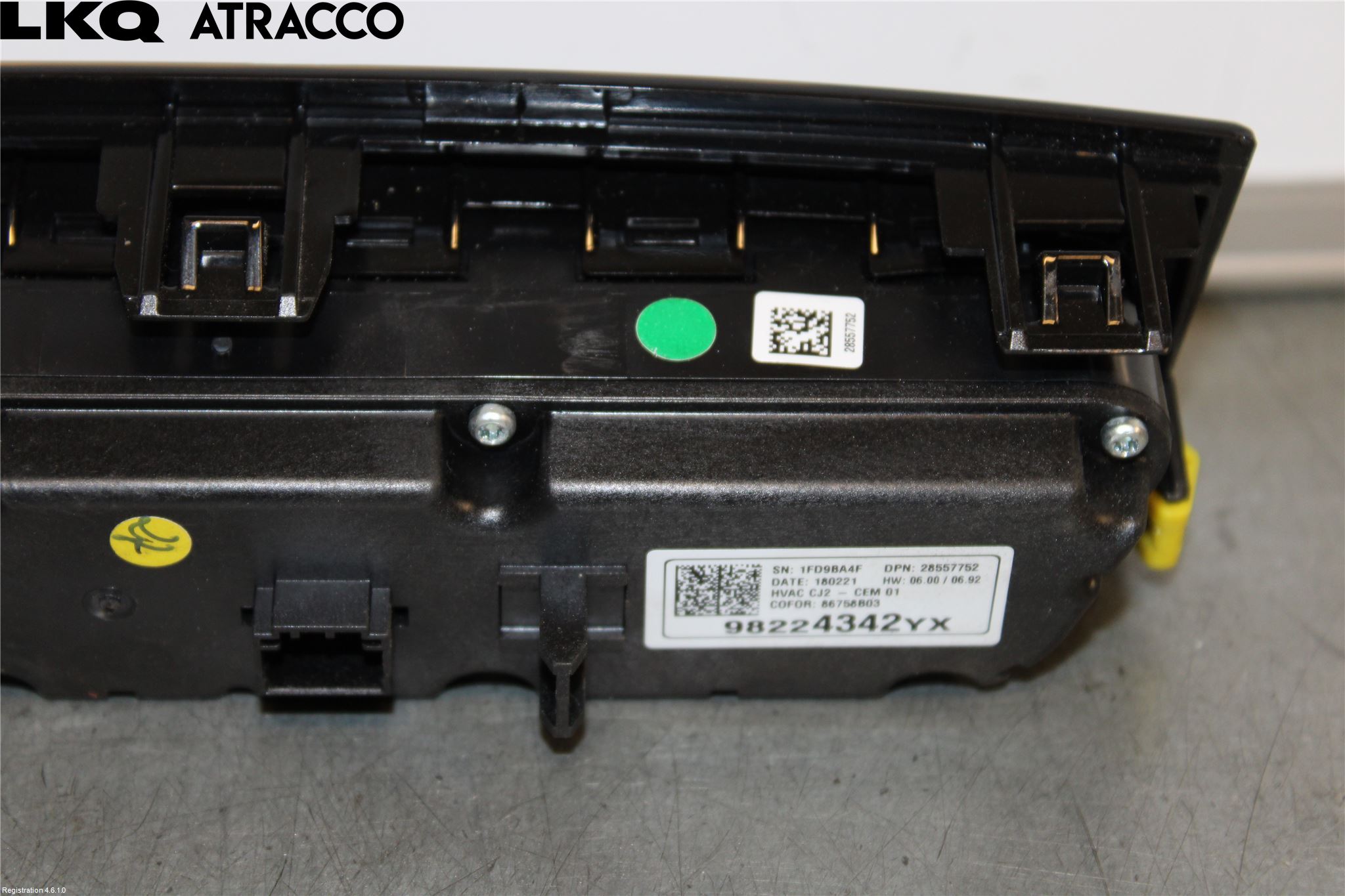 Opel GRANDLAND X 18- Varme Ac Betjening-Display