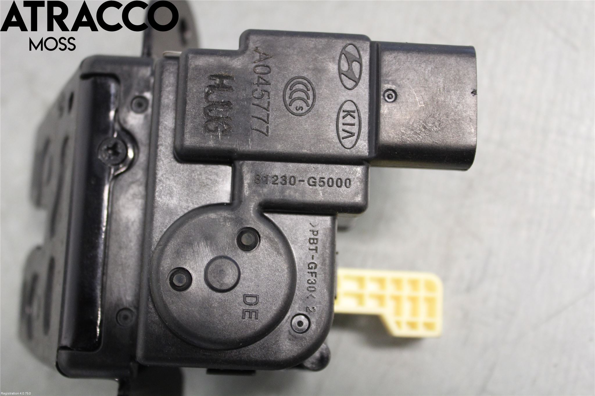 Kia NIRO (DE) 17-22 Bakluke-Lokk Låsekasse