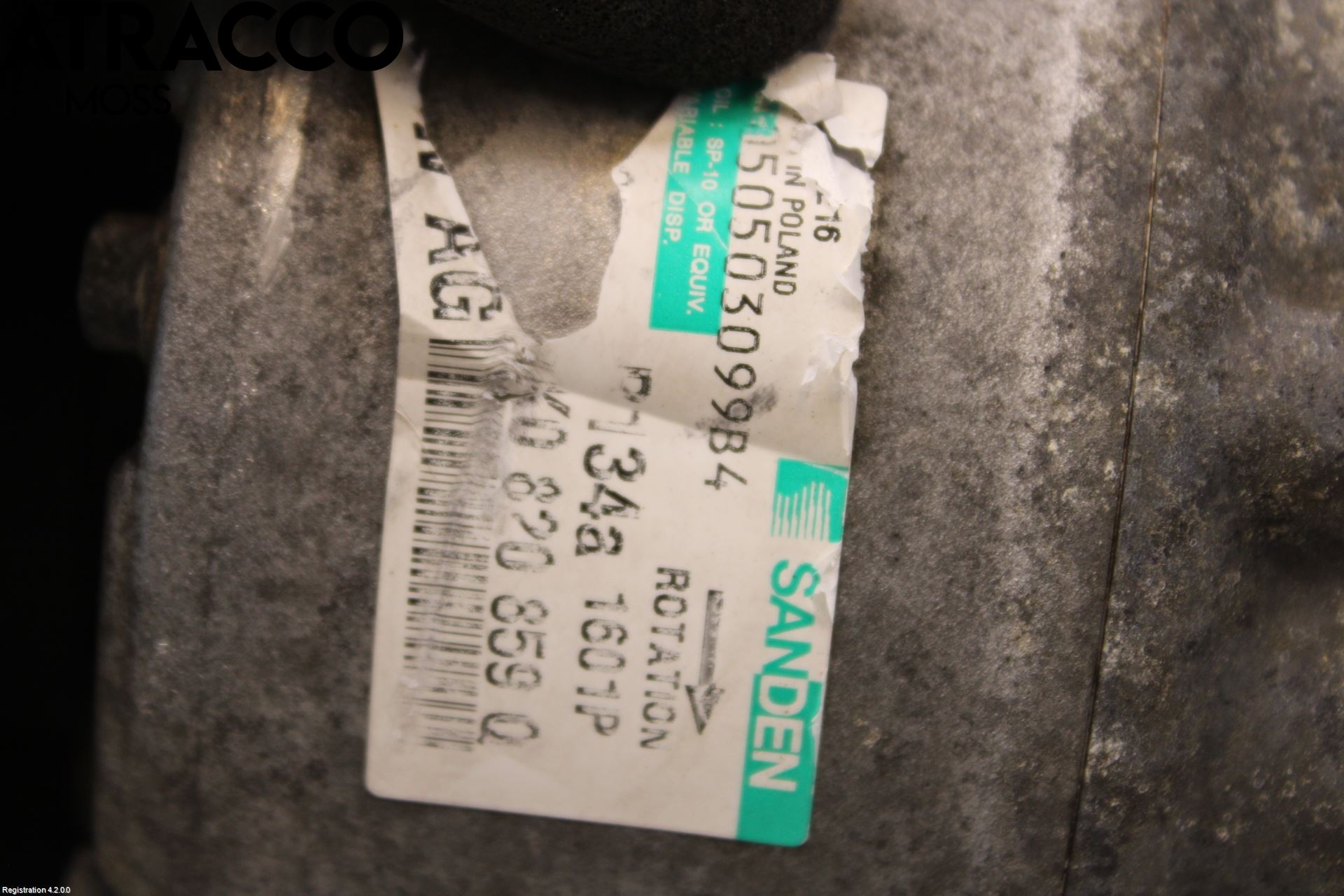 Volkswagen VW TOURAN 03-10 Varme Ac Kompressor