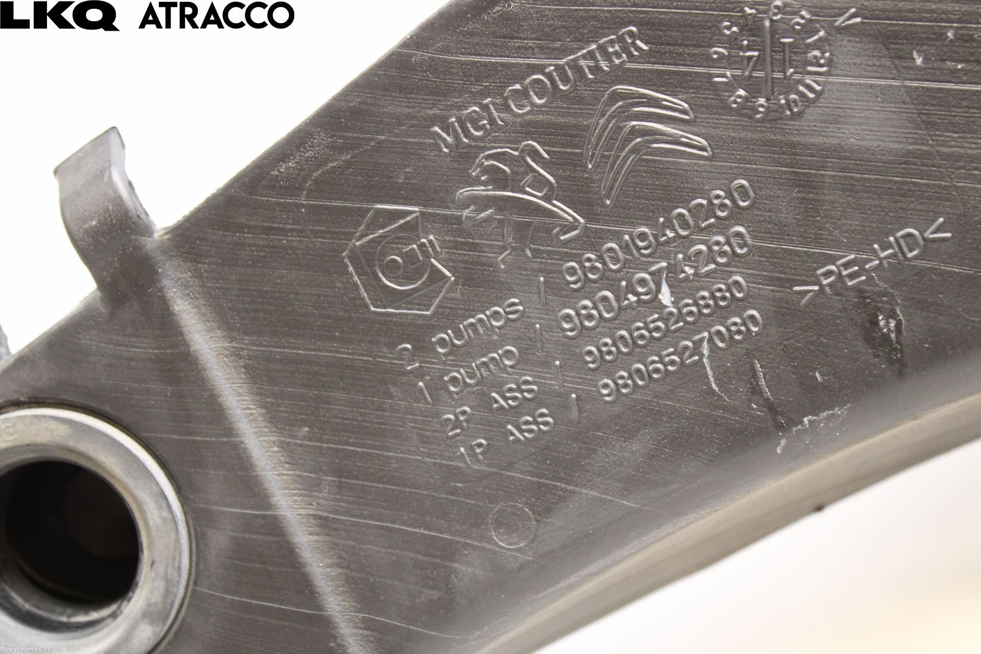 Peugeot 308 14-21 Spylerbeholder Frontrute