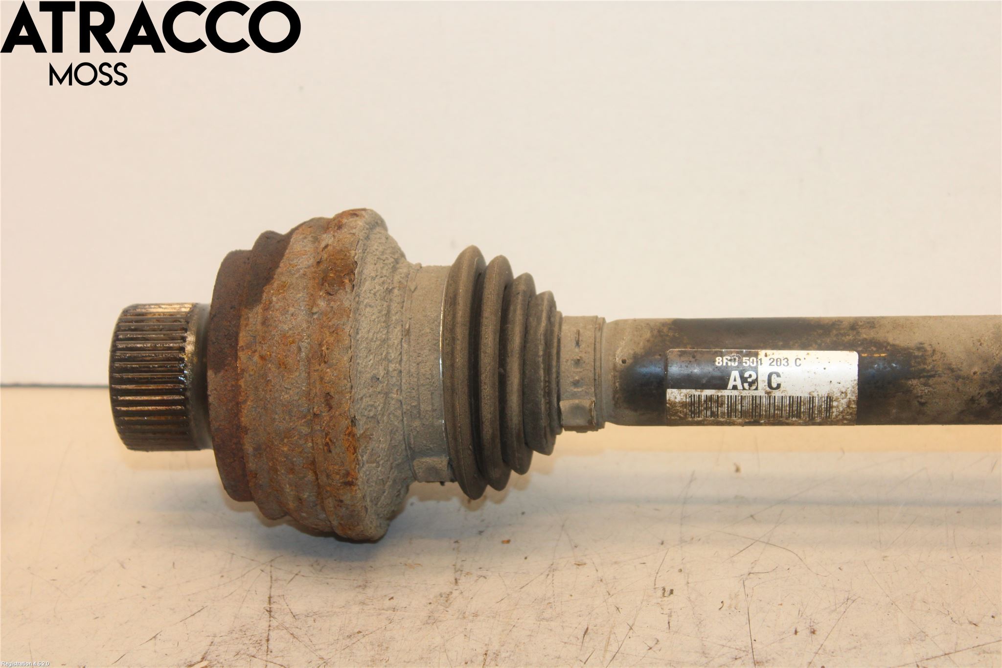 Audi A6 ALLROAD 12-18 Drivaksel Bak Kompl Venstre