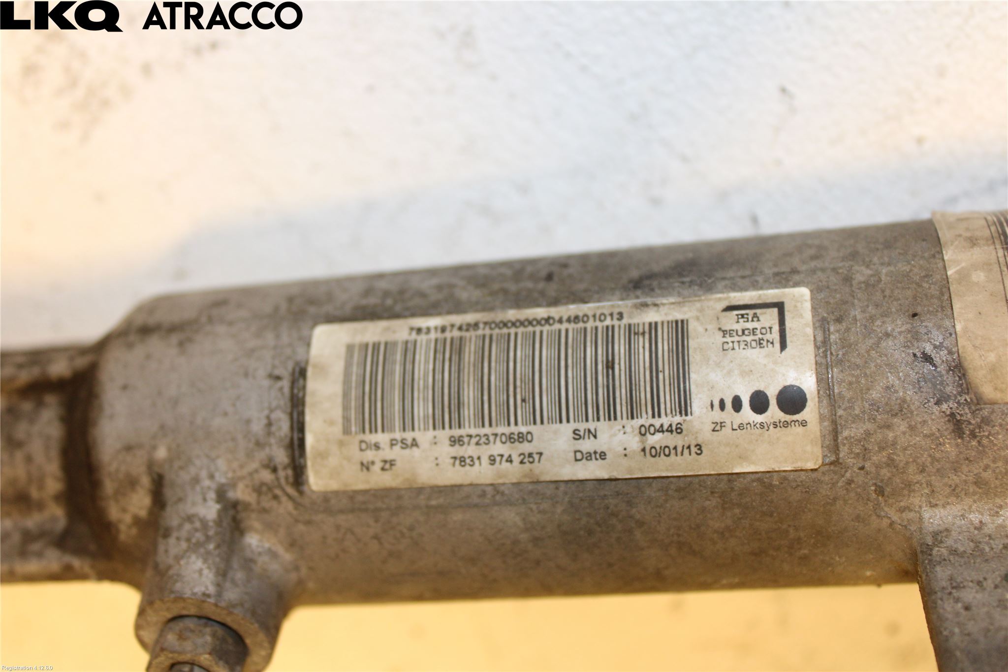 Peugeot 508 11-18 Servo Snekke - Tannstang