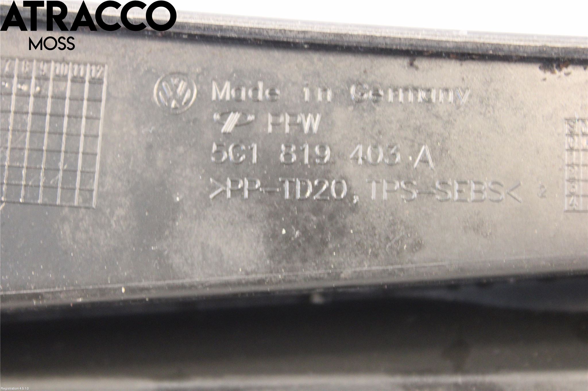 Volkswagen VW GOLF / E-GOLF VII 13-20 Visker Deksel-Grill-Under Frr