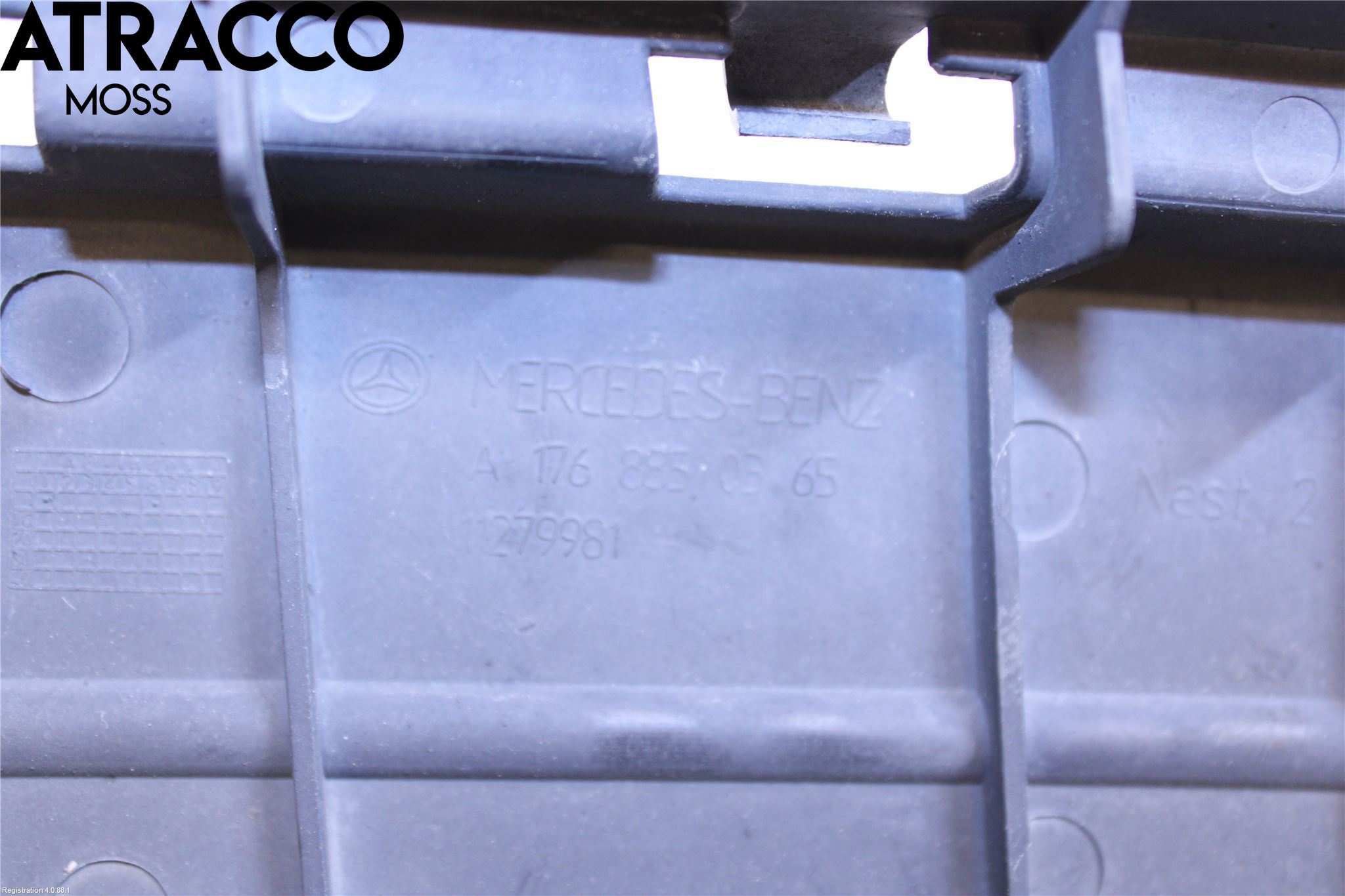 Mercedes-Benz MB A-KLASS (W176) 13-18 Støtfanger Foran Midt Del