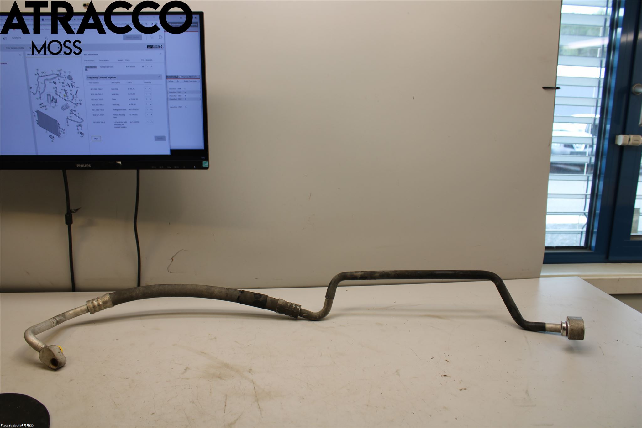 Audi A4/S4 05-07 Varme Ac Slange - Rør