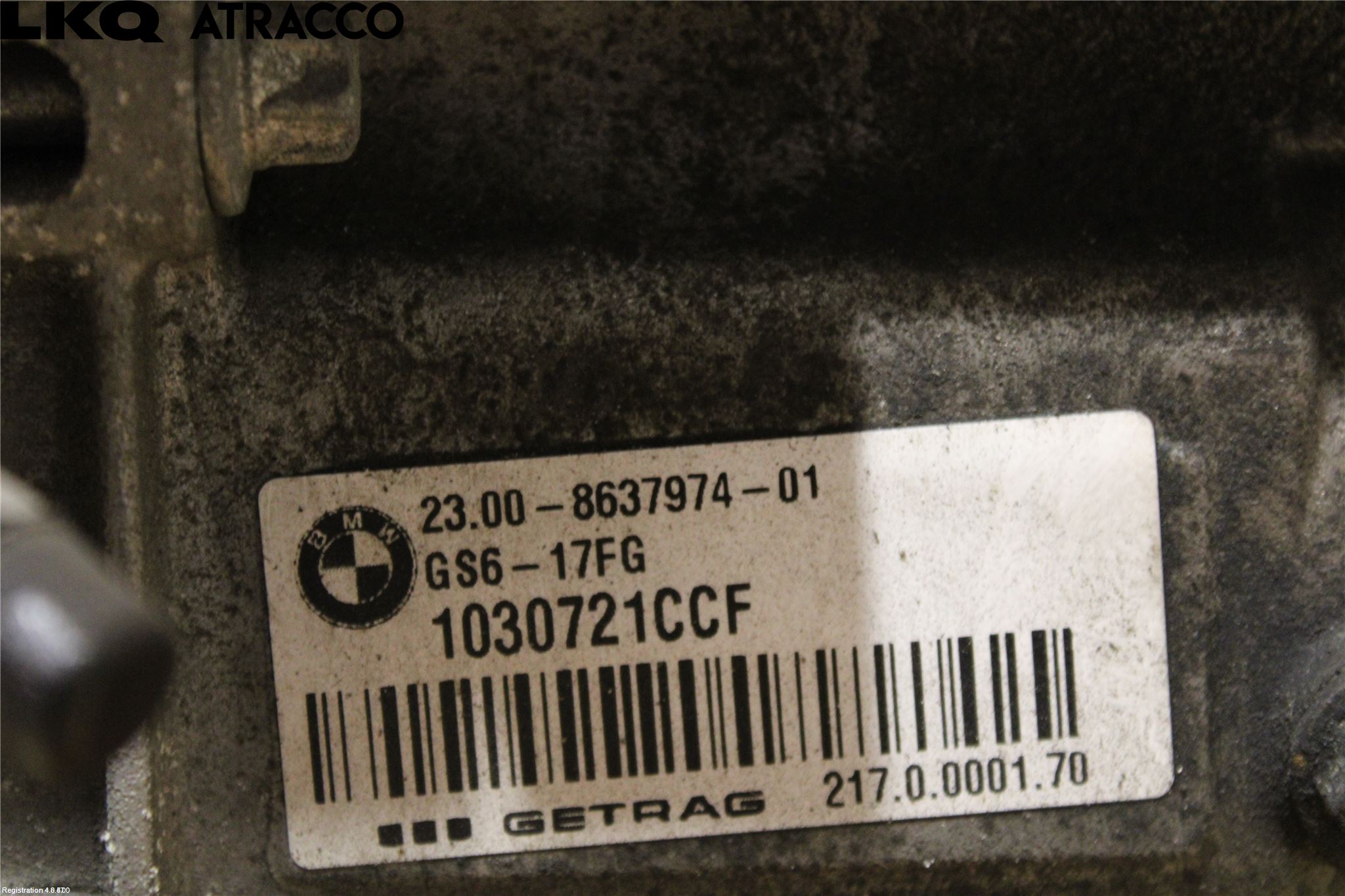 BMW 3 F30/F31/F80 12-19 Gearkasse 6 Trinn