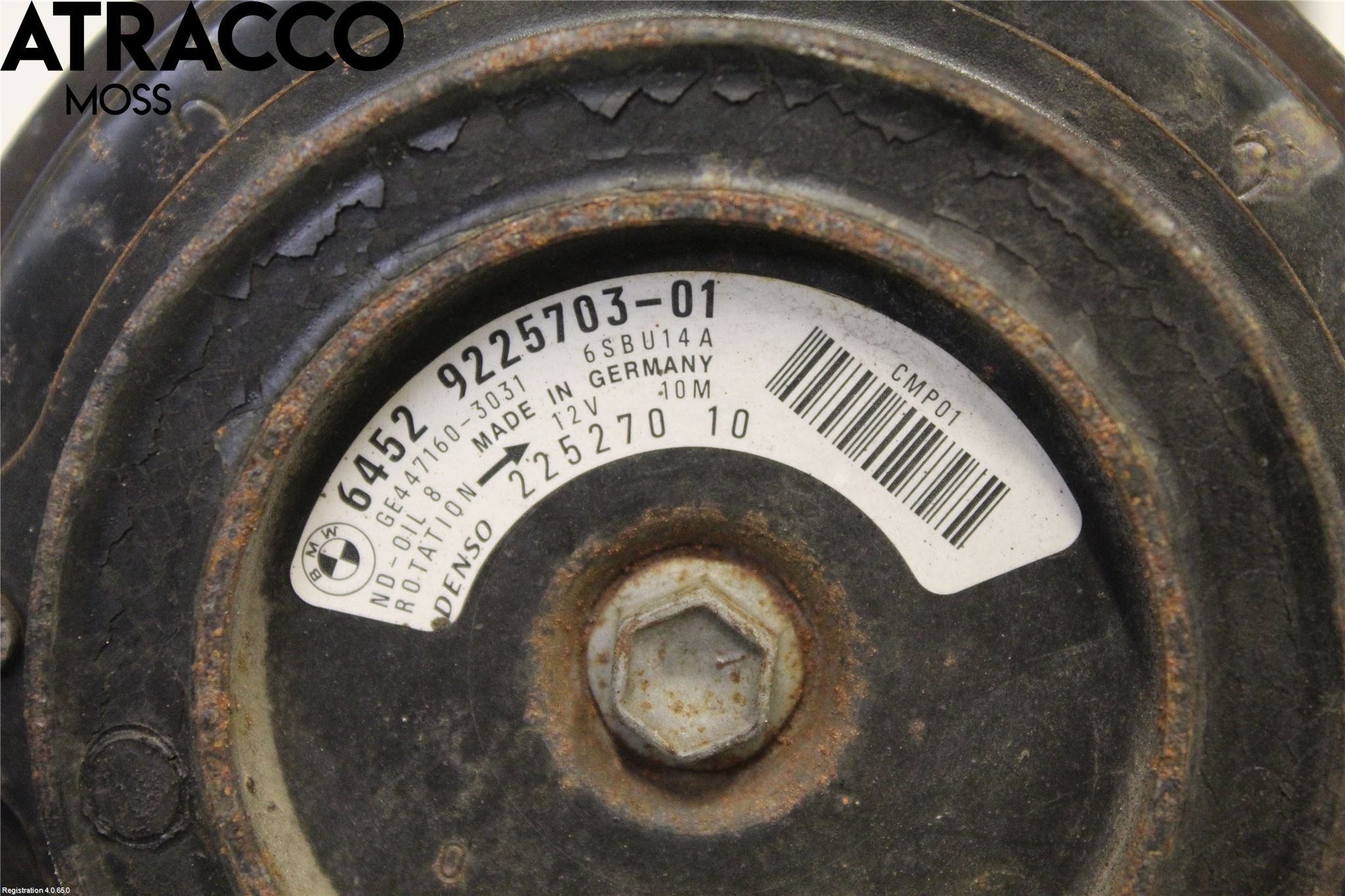 BMW 5 F10/F11/F18 09-17 Varme Ac Kompressor