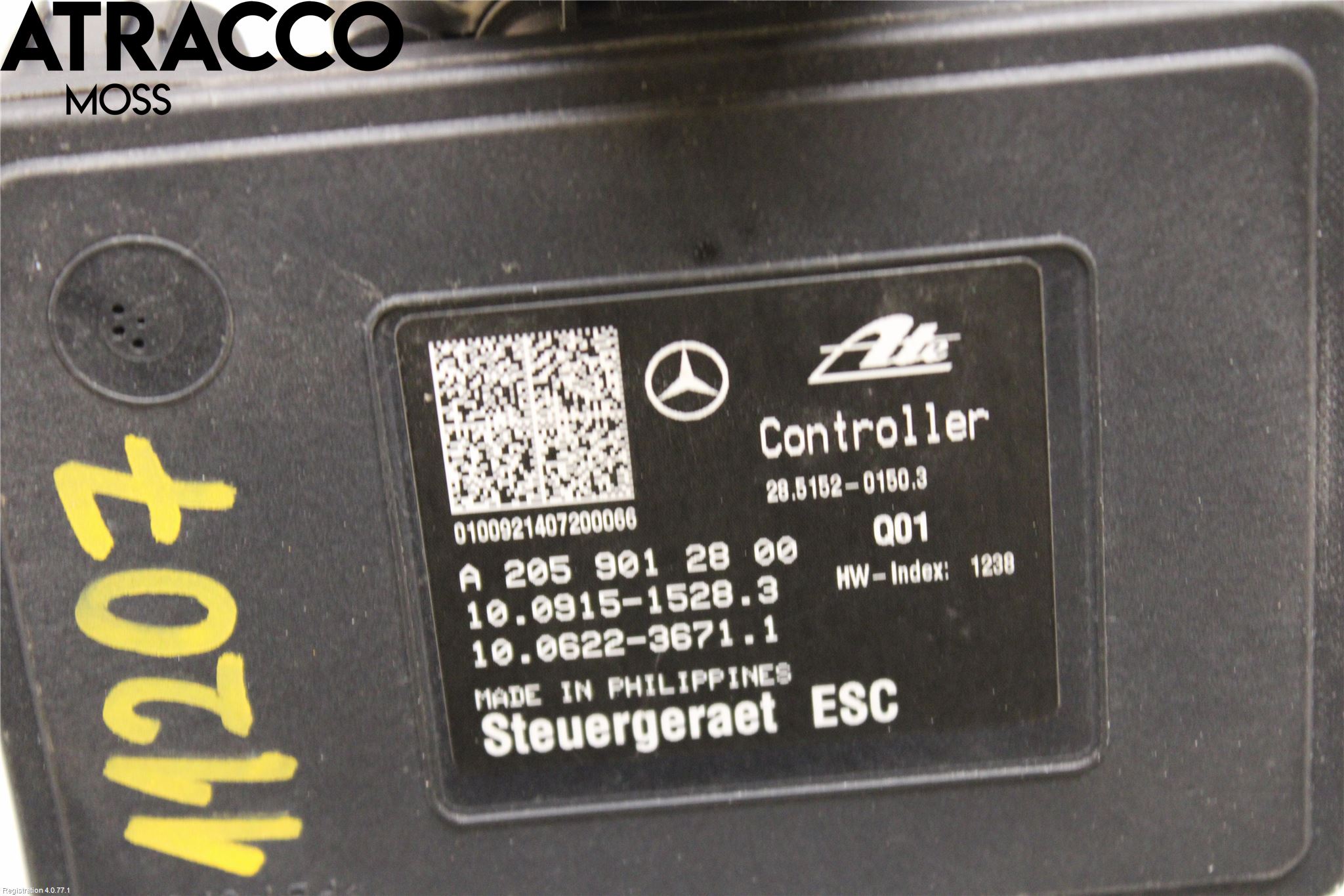 Mercedes-Benz MB C-KLASS (W205) 14-21 Abs Hydraulikkaggregat