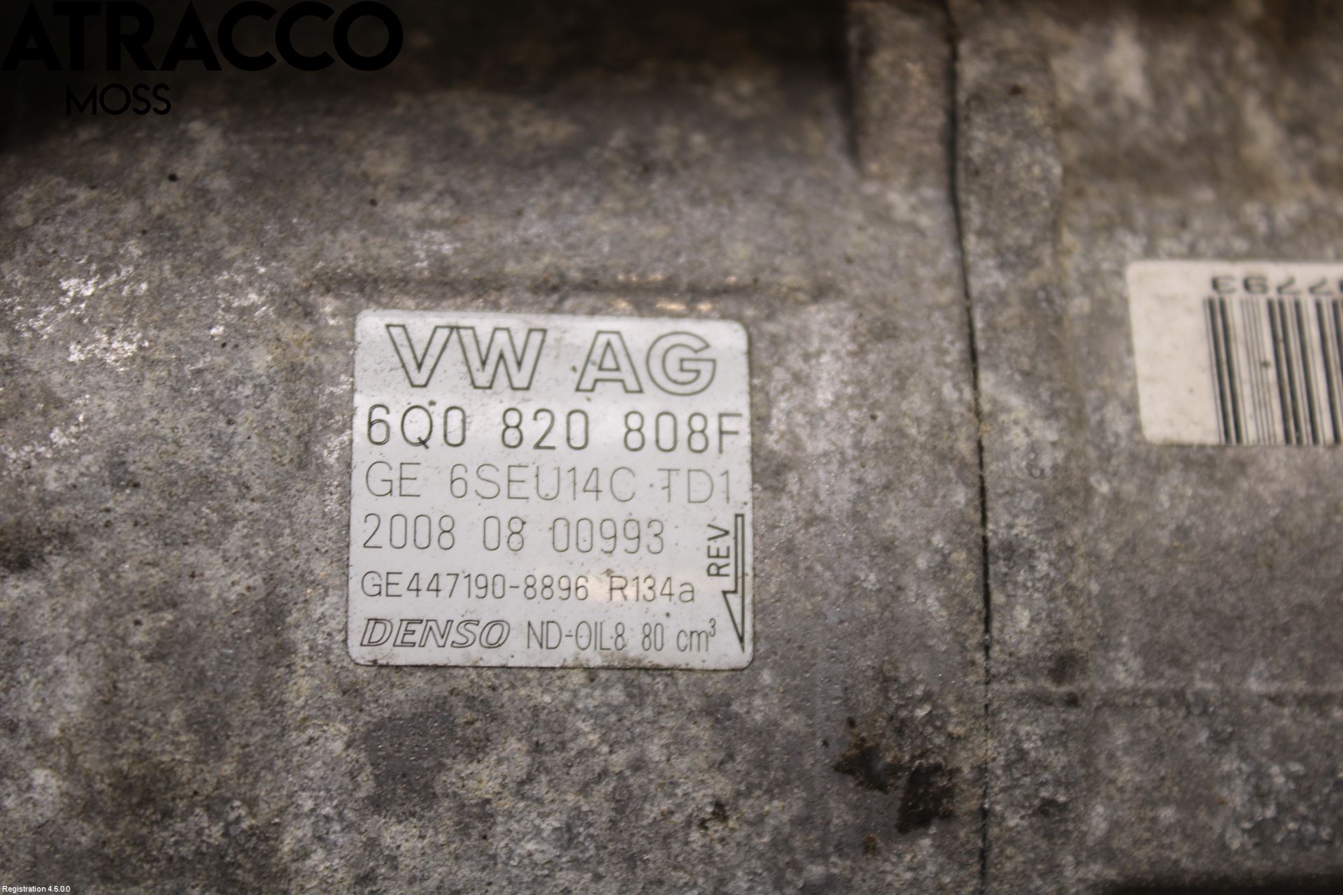 Volkswagen VW POLO 05-09 Varme Ac Kompressor