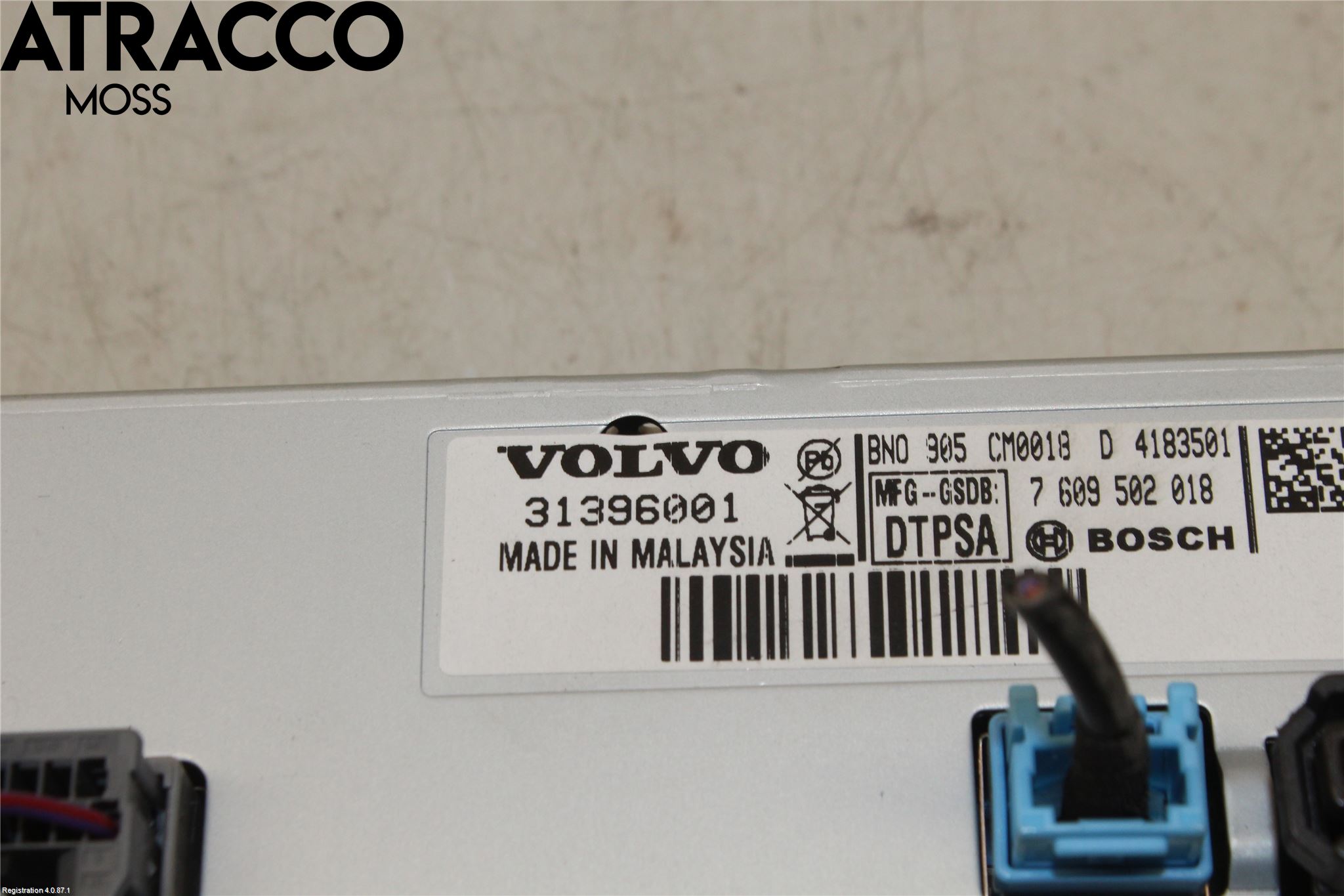 Volvo XC60 09-13 Multifunktionsdisplay