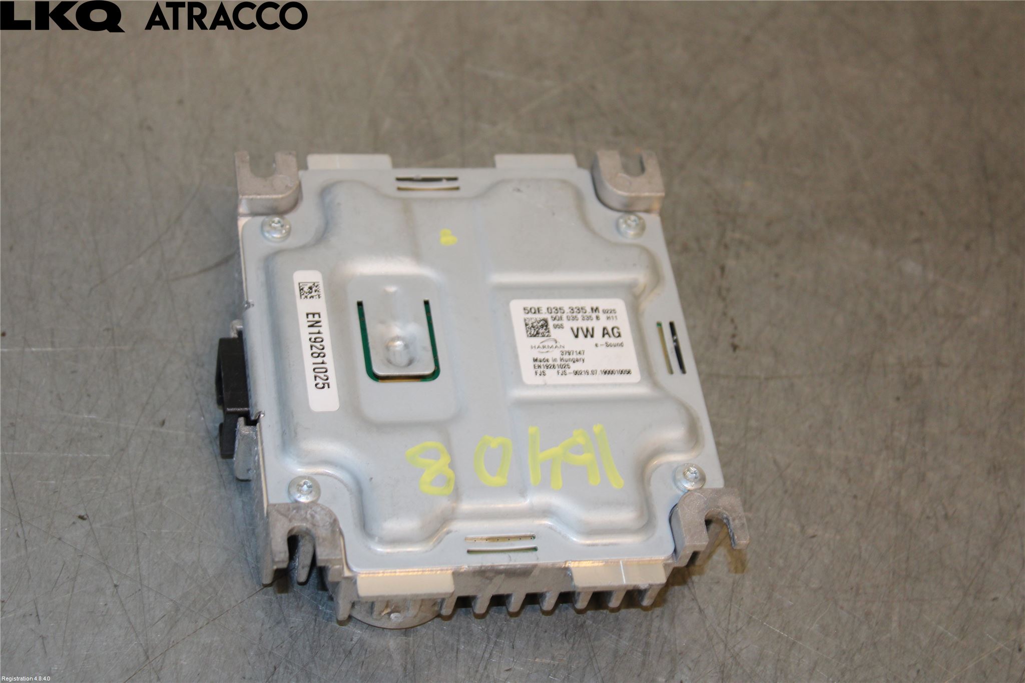 Volkswagen VW GOLF / E-GOLF VII 13-20 Styreenhet Øvrig