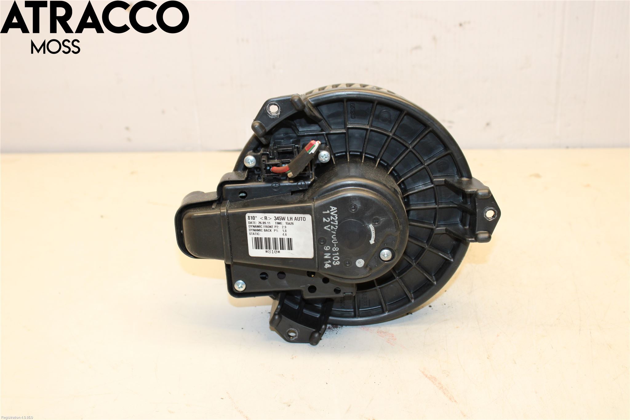 Toyota AVENSIS 09-15 Varme Ac Varmeapparatvifte