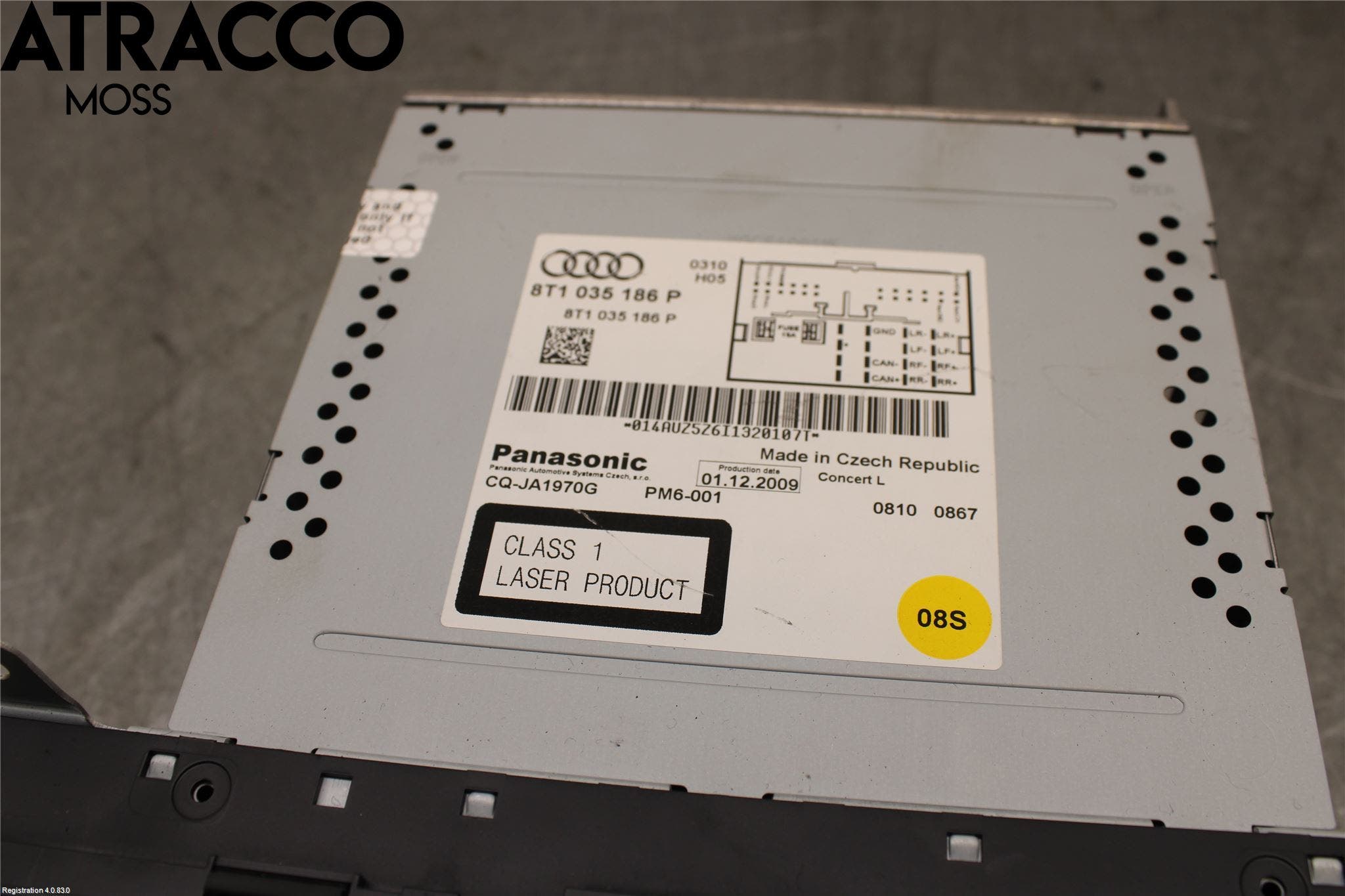 Audi A4/S4 08-11 Stereo Radio Med Cd