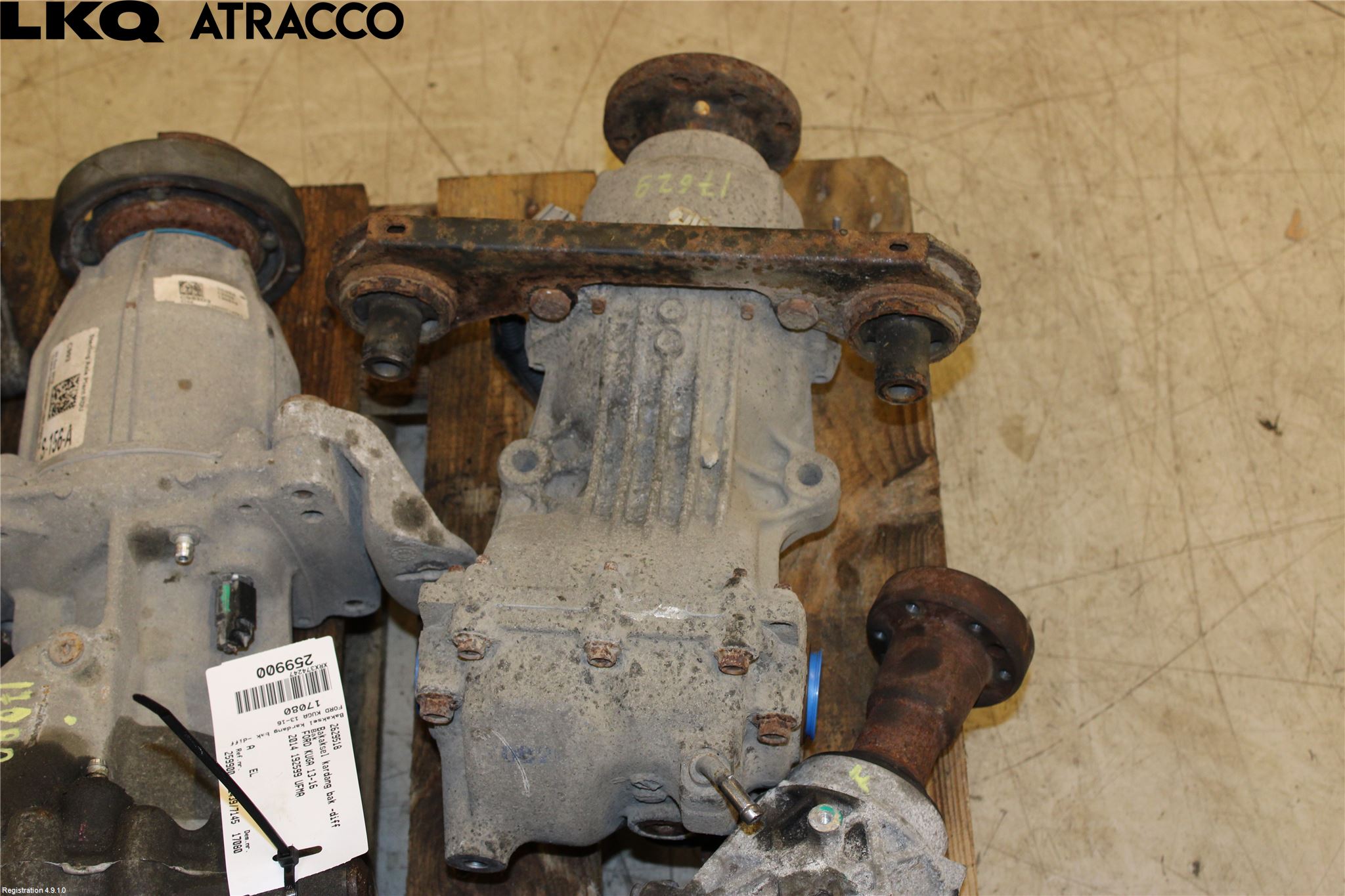 Dacia DUSTER 10-17 Bakaksel Kardang Bak -Diff