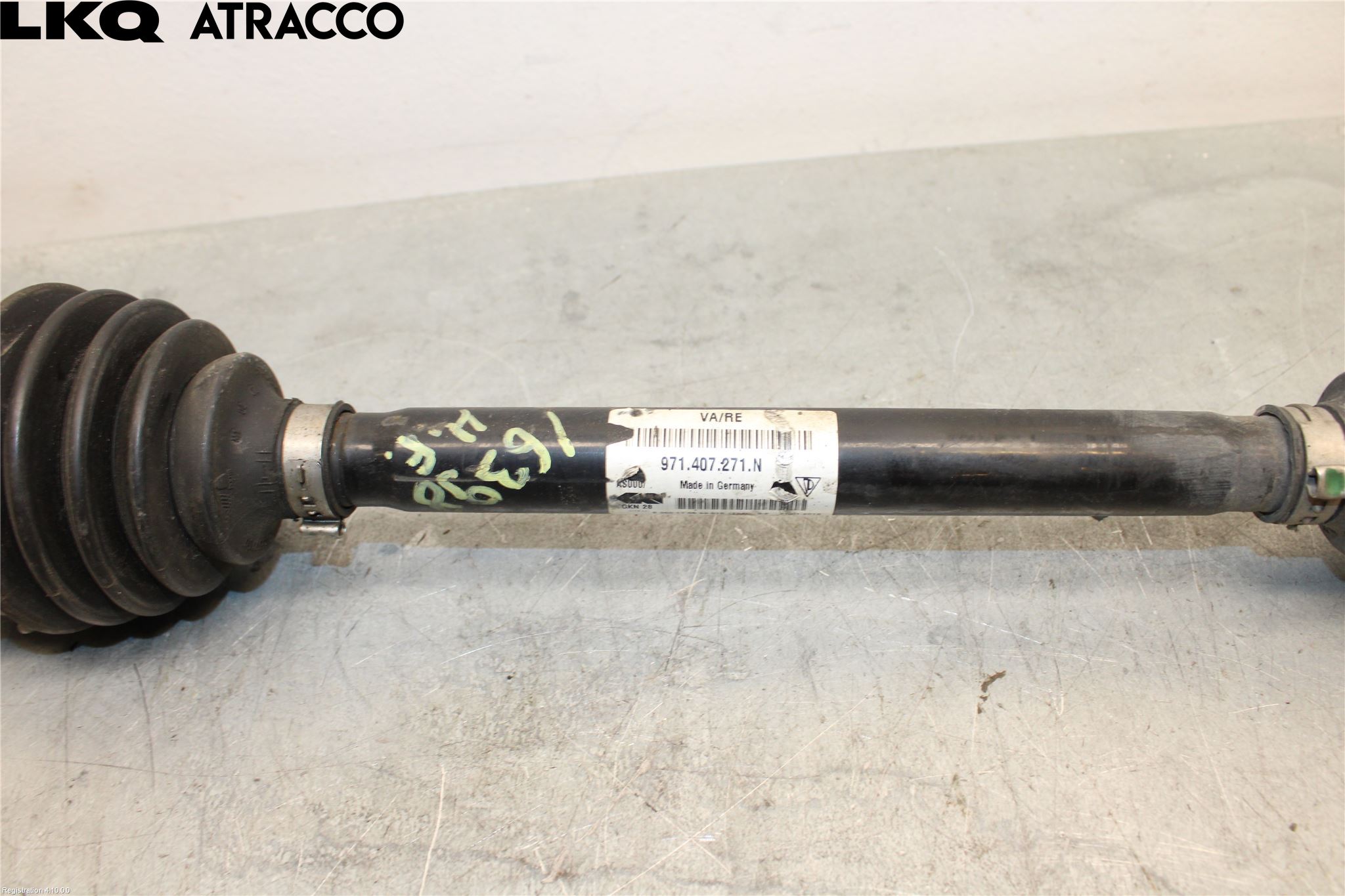 Porsche PANAMERA 09- Drivaksel Foran Kompl Høyre