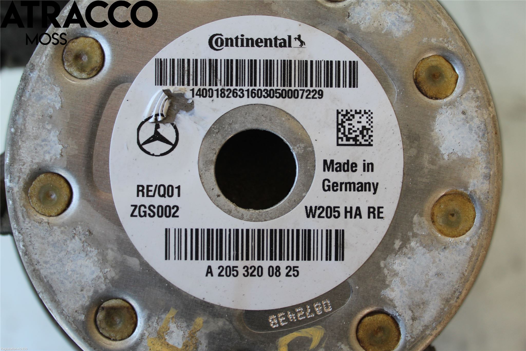 Mercedes-Benz MB C-KLASS (W205) 14-21 Nivåreg Belg - Luftpute