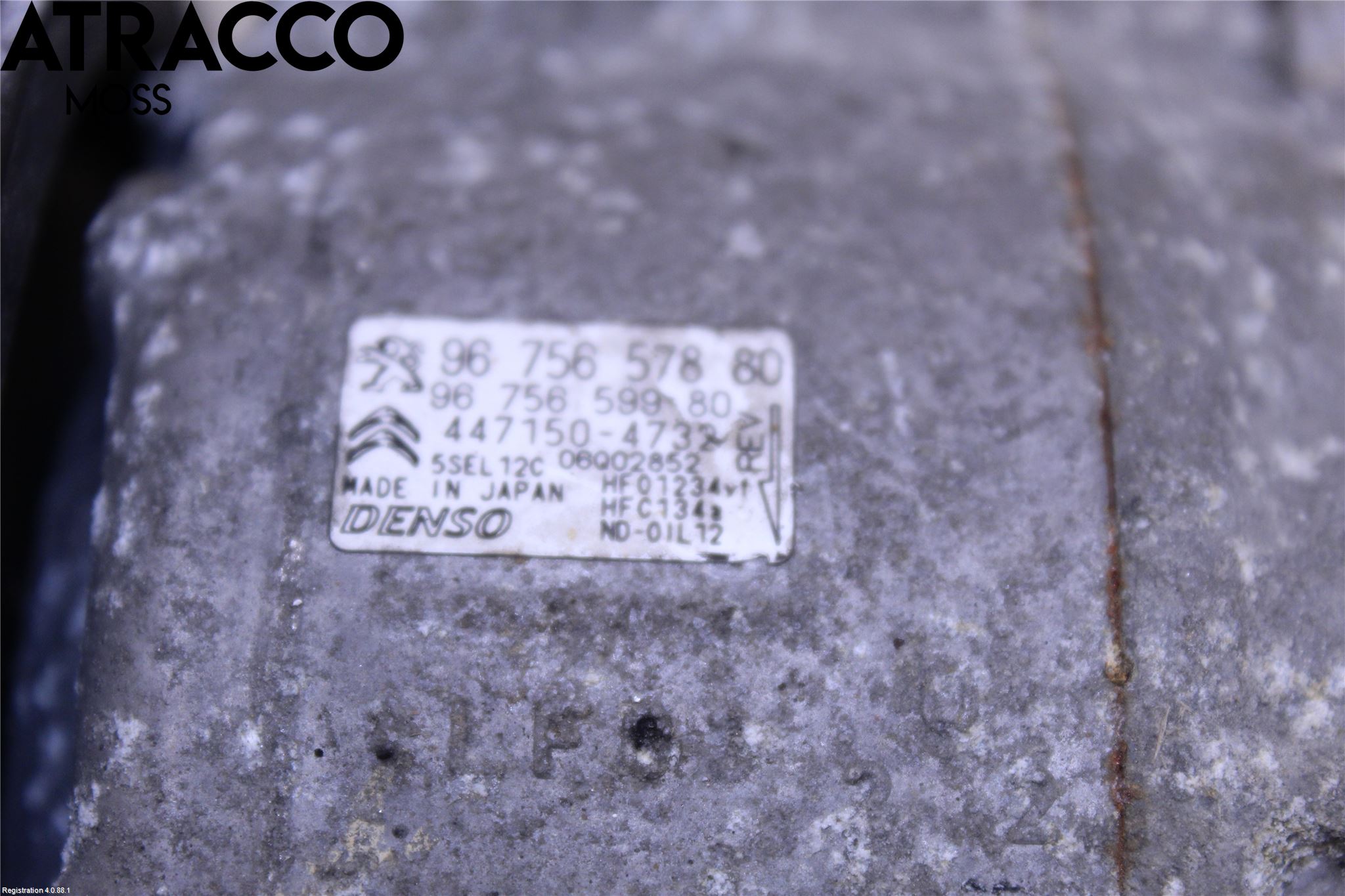 Citroen C4 GRAND PICASSO 14-18 Varme Ac Kompressor