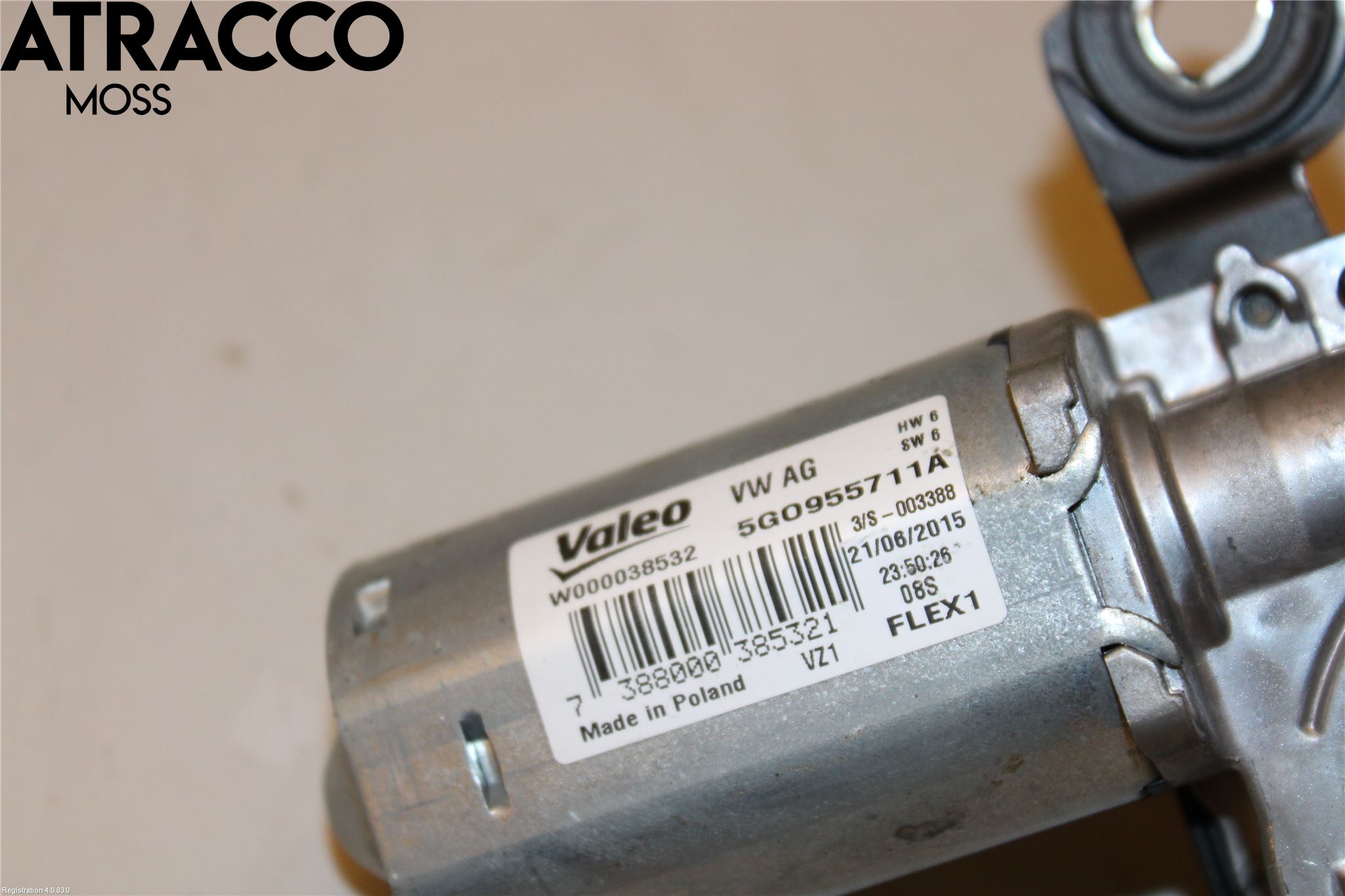 Volkswagen VW GOLF / E-GOLF VII 13-20 Viskermotor Bakluke