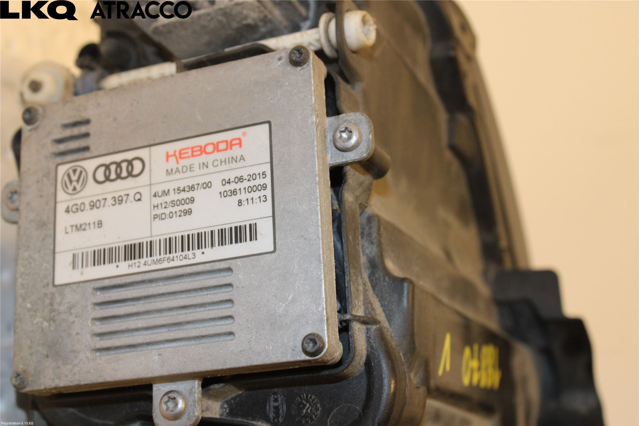 Audi A3/S3 8V 13-20 Frontlykt Venstre