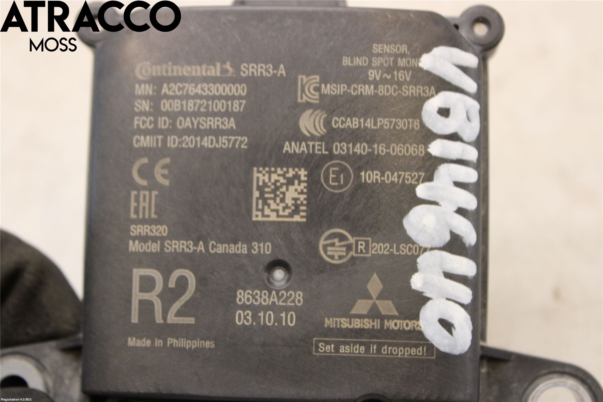 Mitsubishi OUTLANDER 13-21 Sensor Kollisjonsbeskyttelse