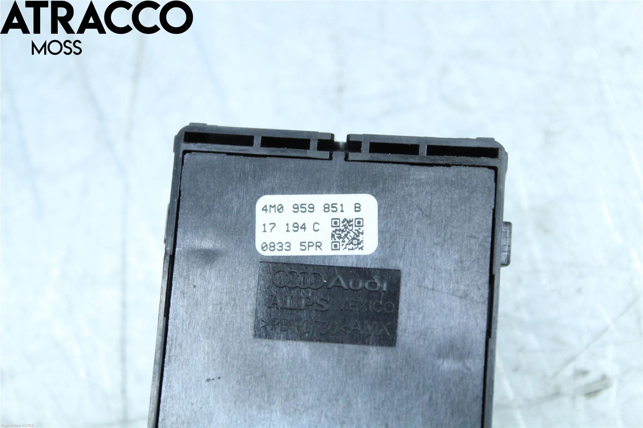 Audi A4/S4 B9 16-19 Bryter Vindusheis