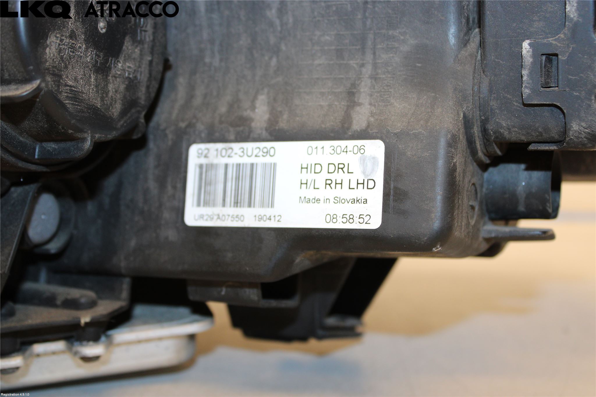 Kia SPORTAGE (SL) 11-15 Frontlykt Høyre