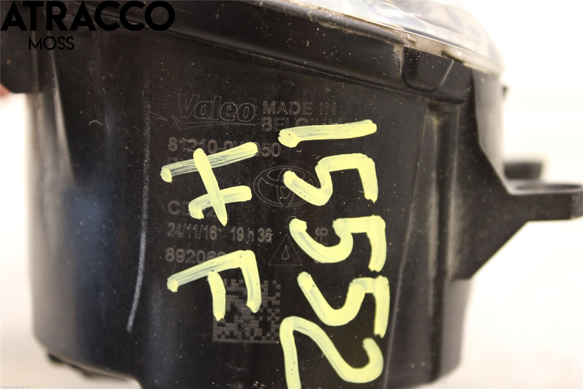 Toyota PRIUS+ ZVW40 12-20 Frontlykt-Kurve-Tåkelys